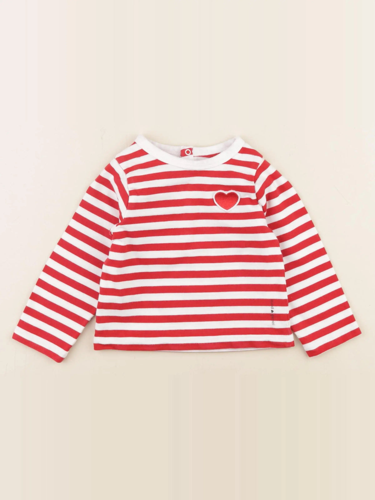 Jacadi - tee-shirt rouge - 12 mois