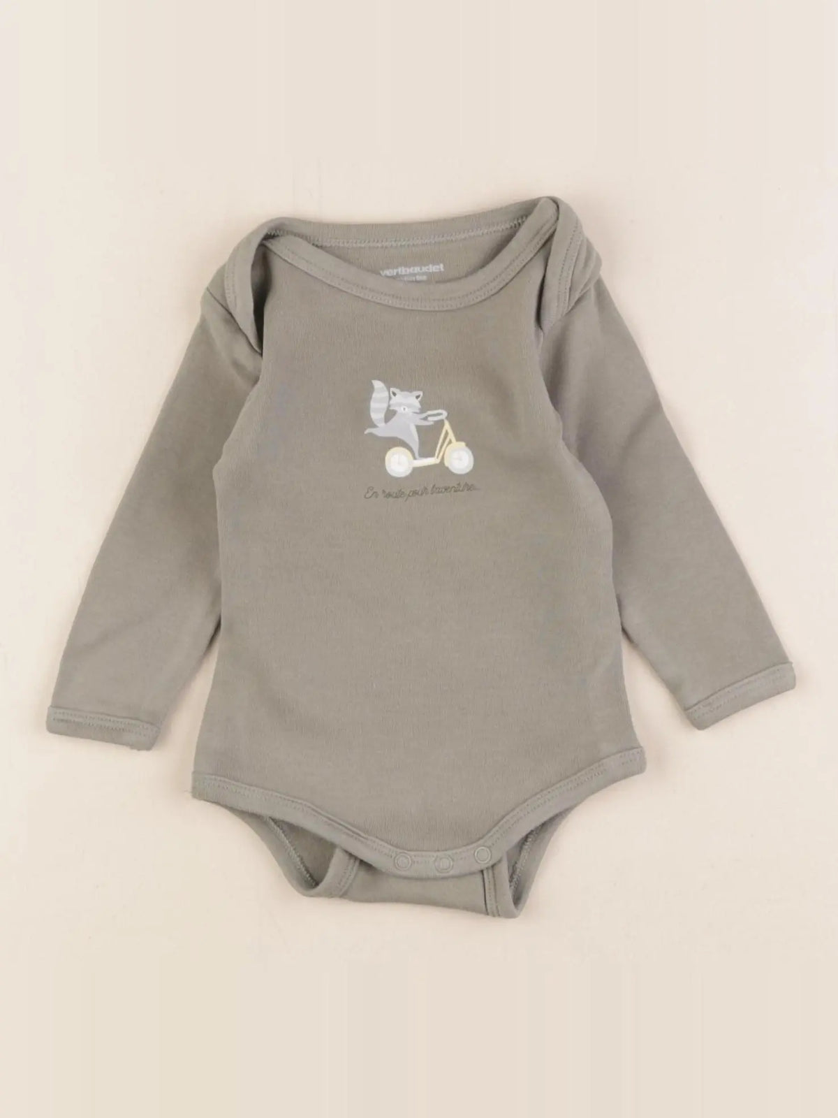 Vertbaudet - body vert - 6 mois