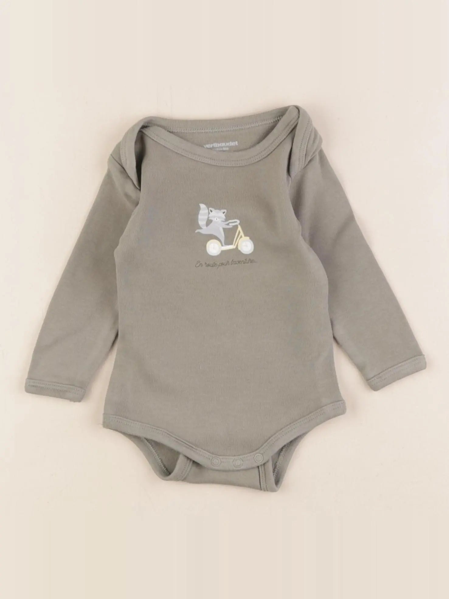 Vertbaudet - body vert - 6 mois