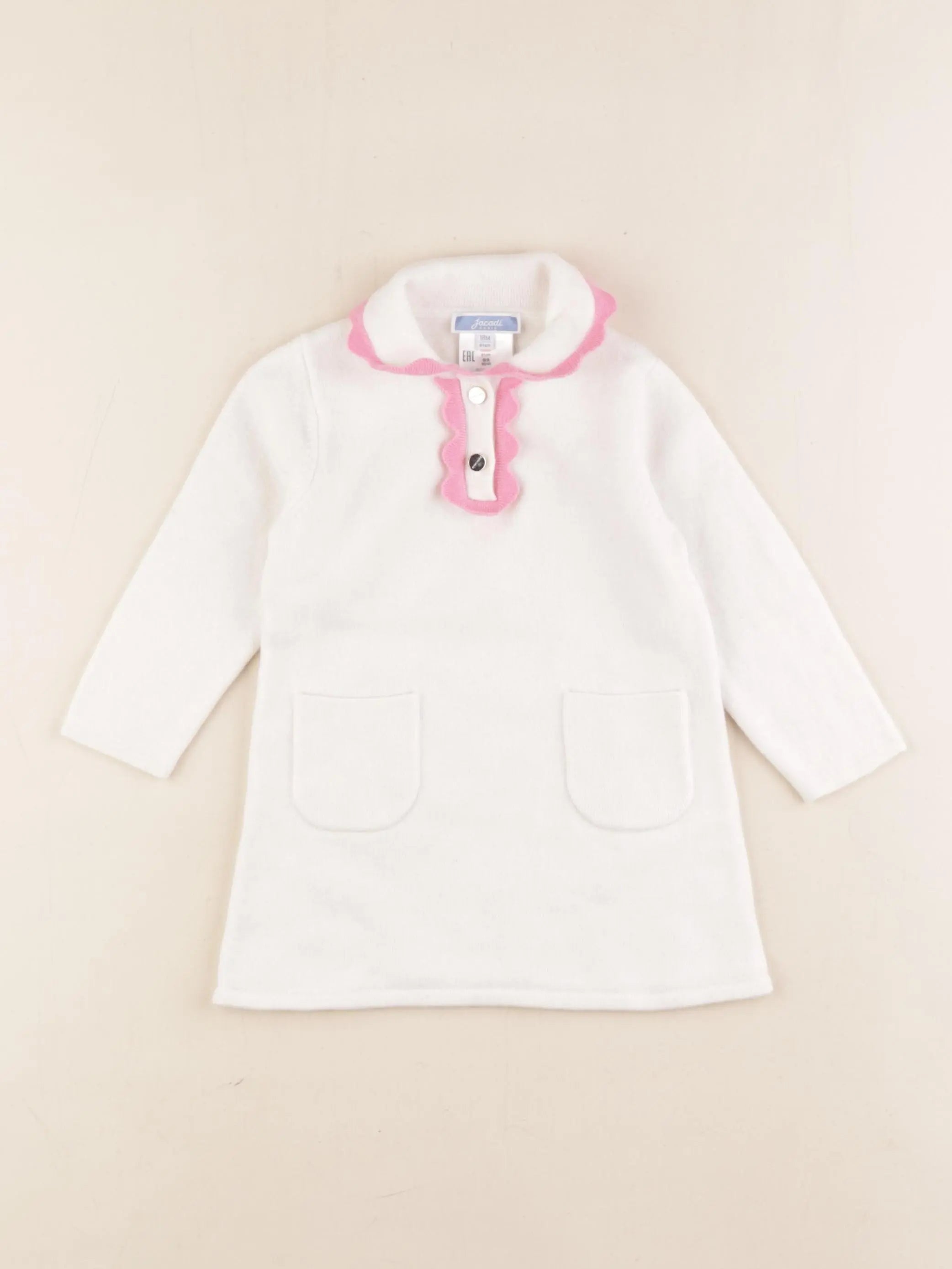 Jacadi - robe blanc - 18 mois