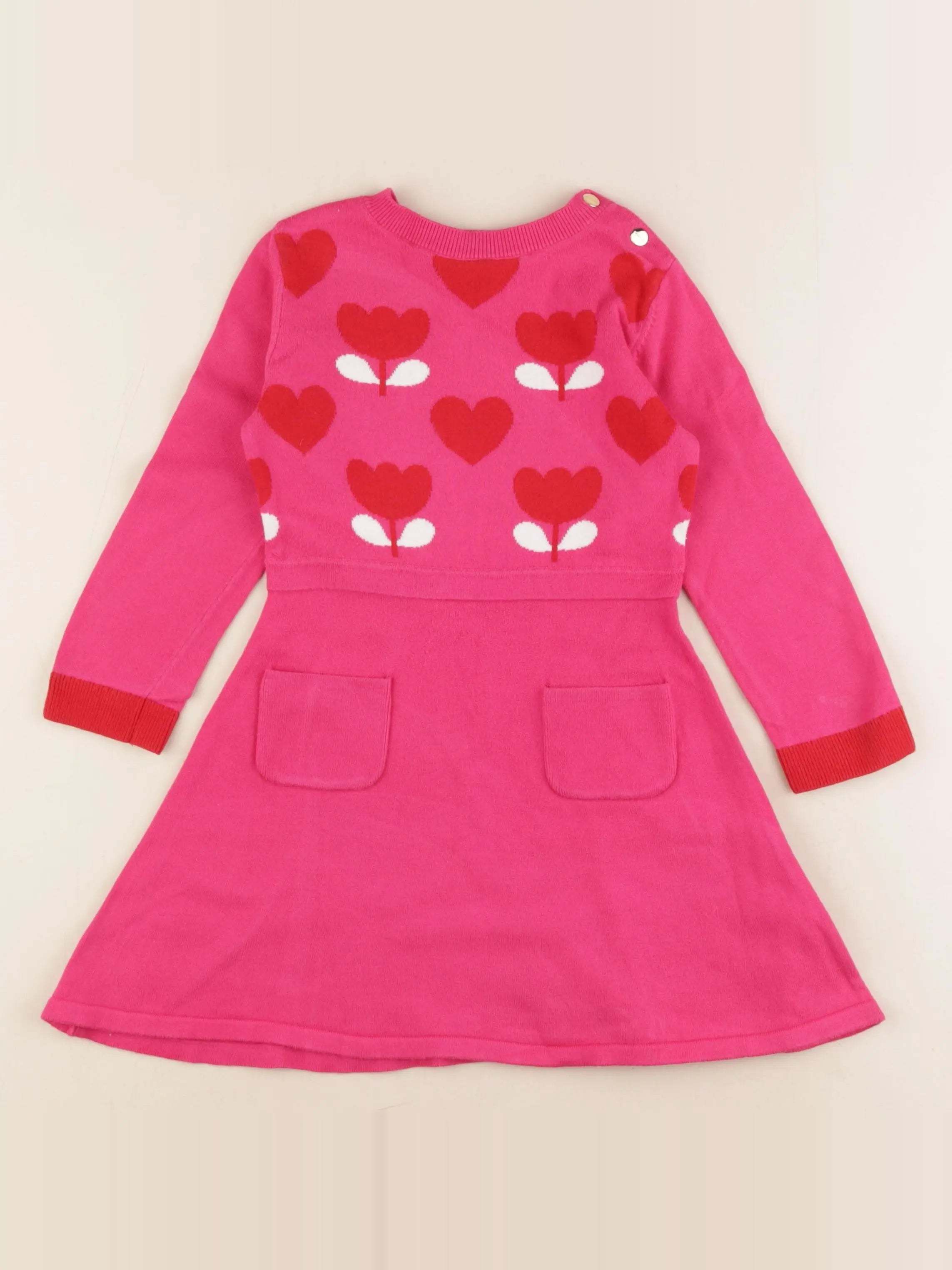 Jacadi - robe rose - 4 ans