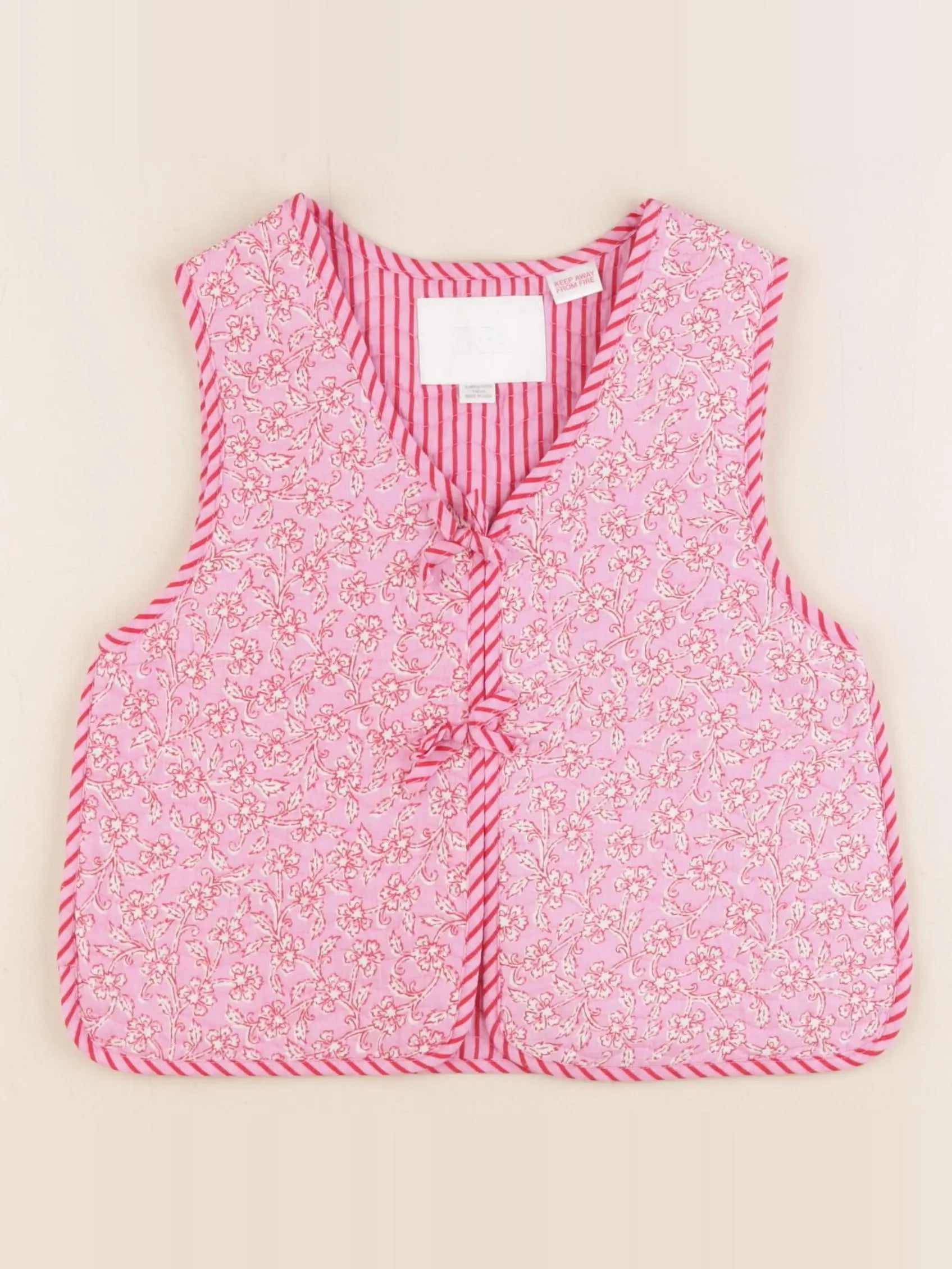Zara - gilet rose, rouge - 5 ans
