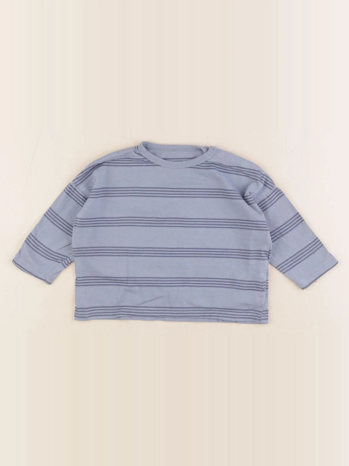 Boutchou - tee-shirt bleu - 9 mois