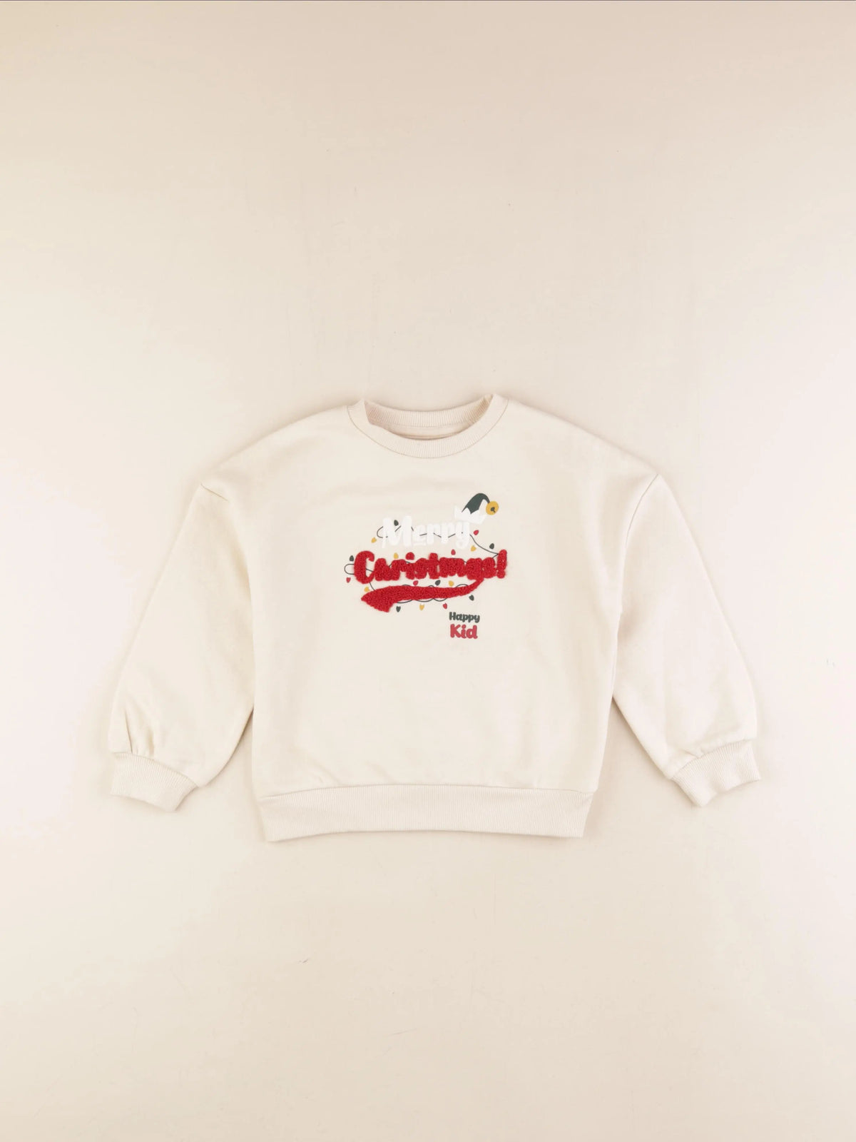 Vertbaudet - sweat beige - 4 ans