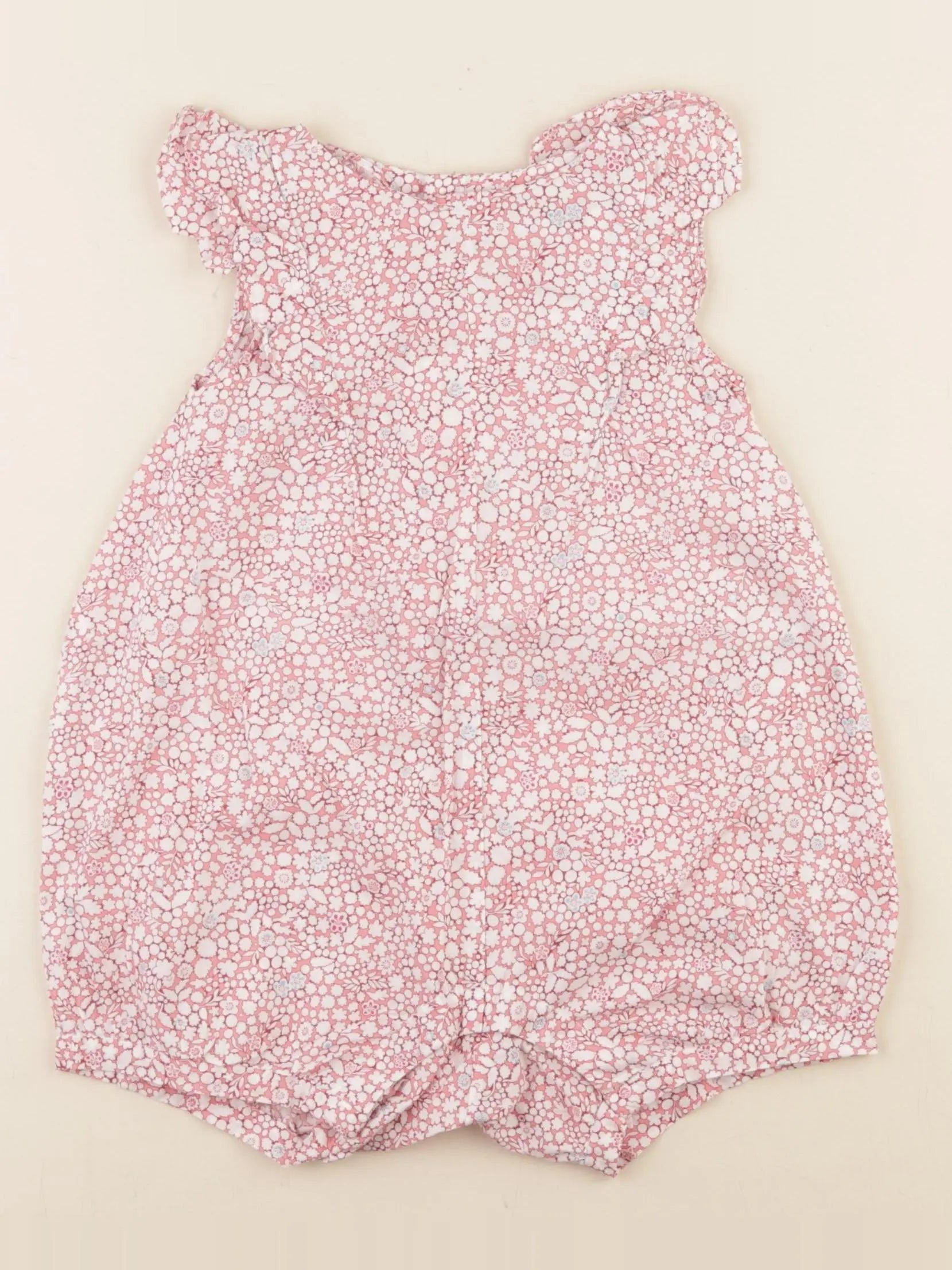 Jacadi - combinaison liberty blanc, rose - 36 mois