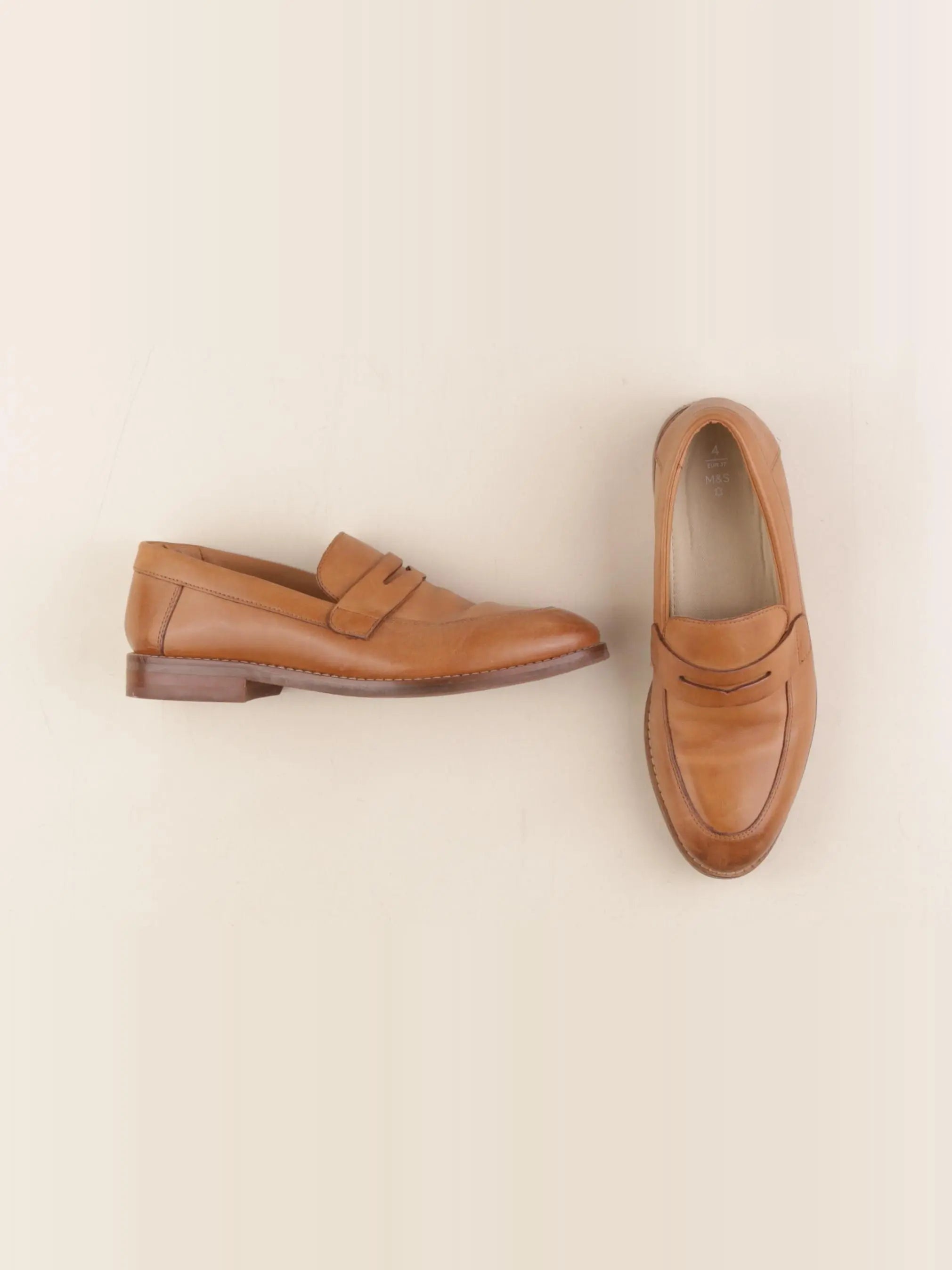 Marks & Spencer  - mocassins marron - pointure 37