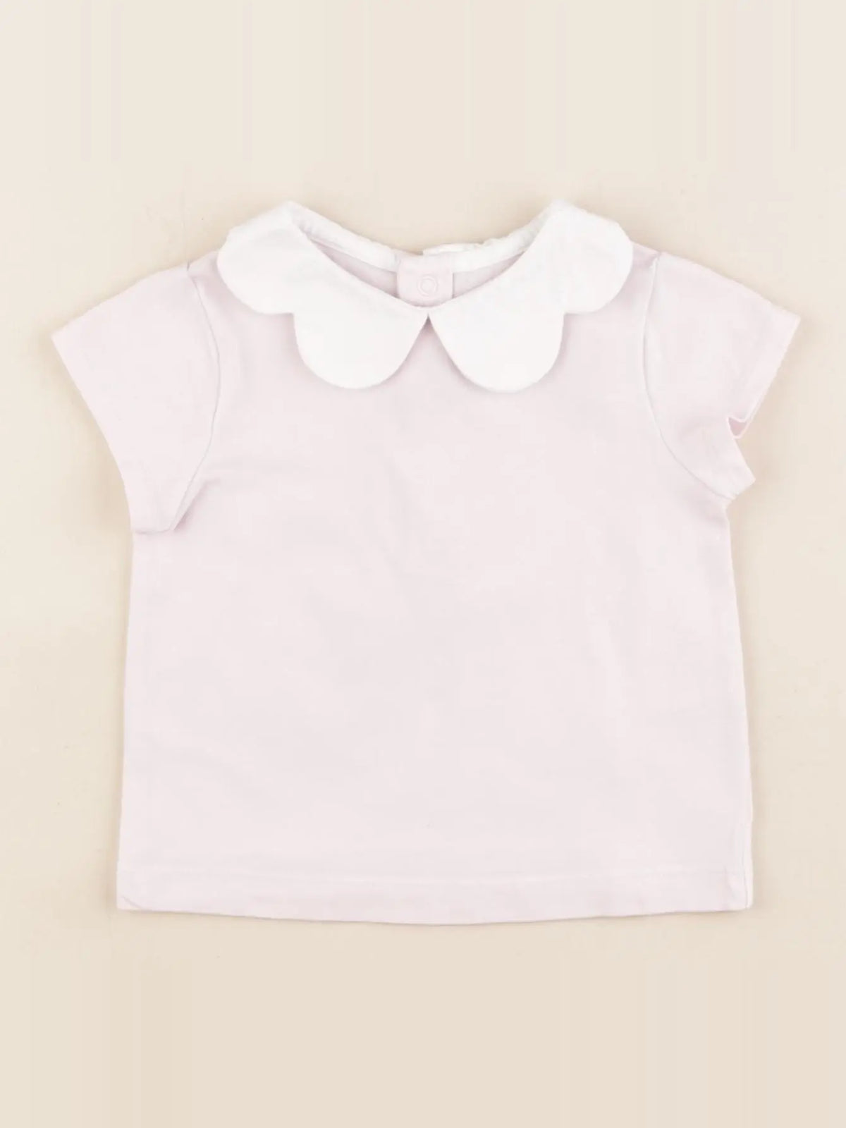 Jacadi - tee-shirt rose - 12 mois