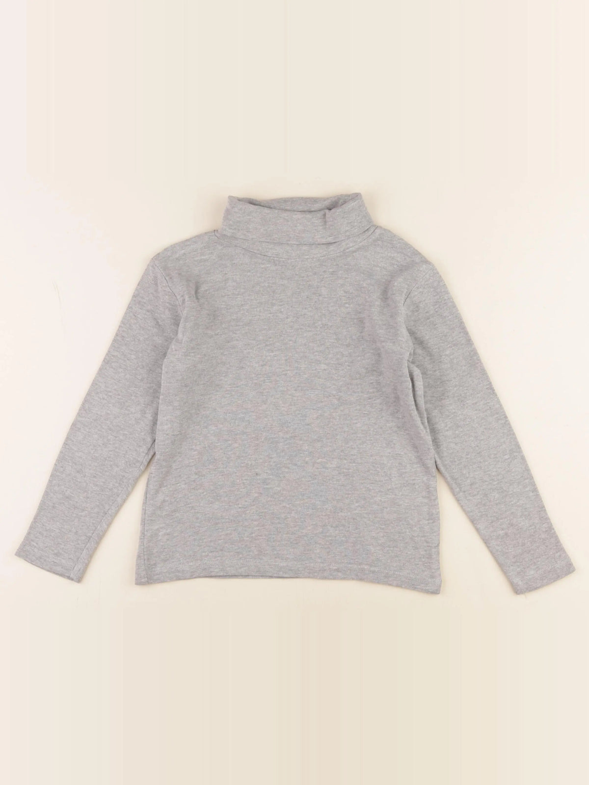 Vertbaudet - sous-pull gris - 8 ans