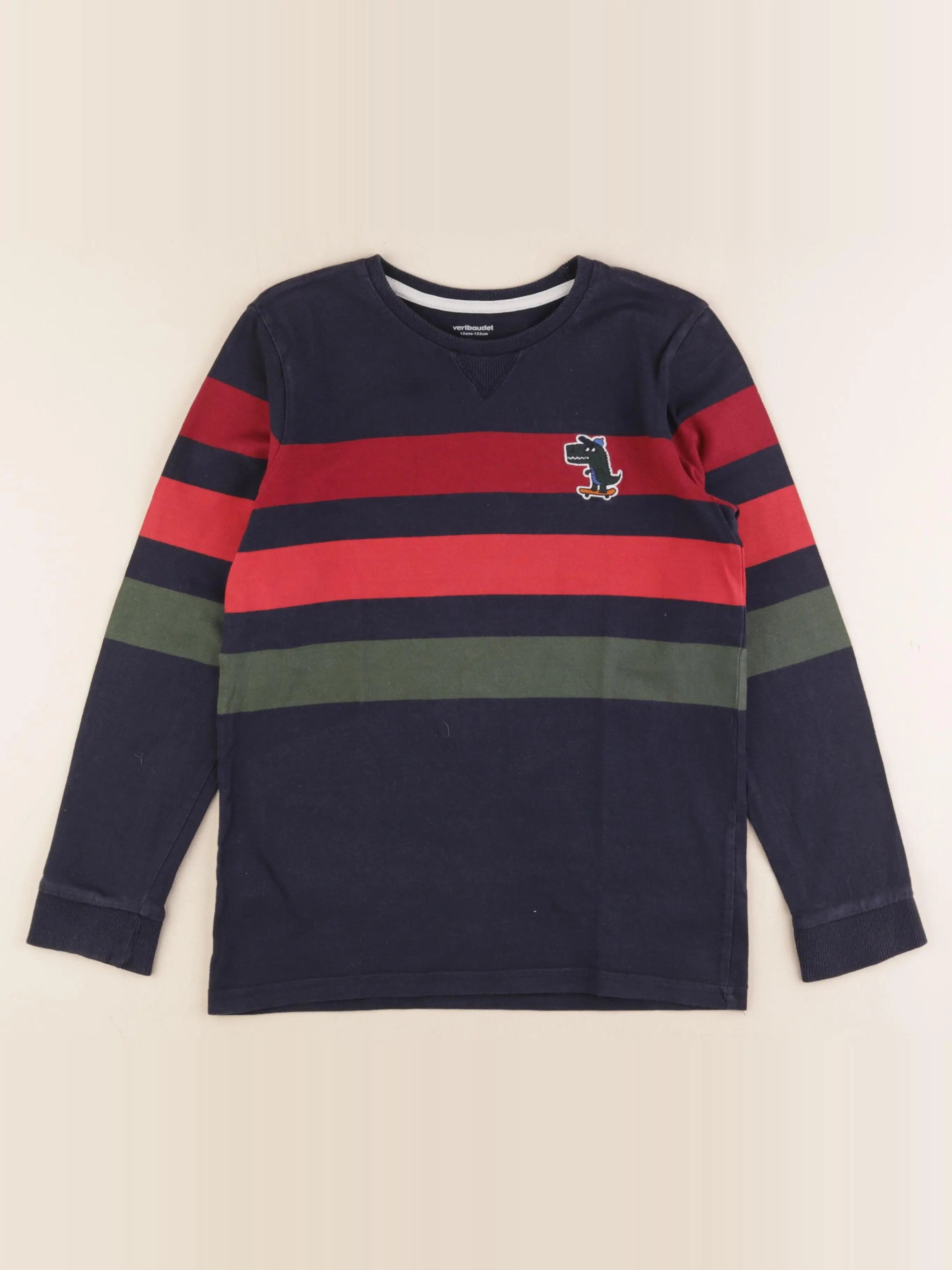 Vertbaudet - tee-shirt multicolore - 12 ans