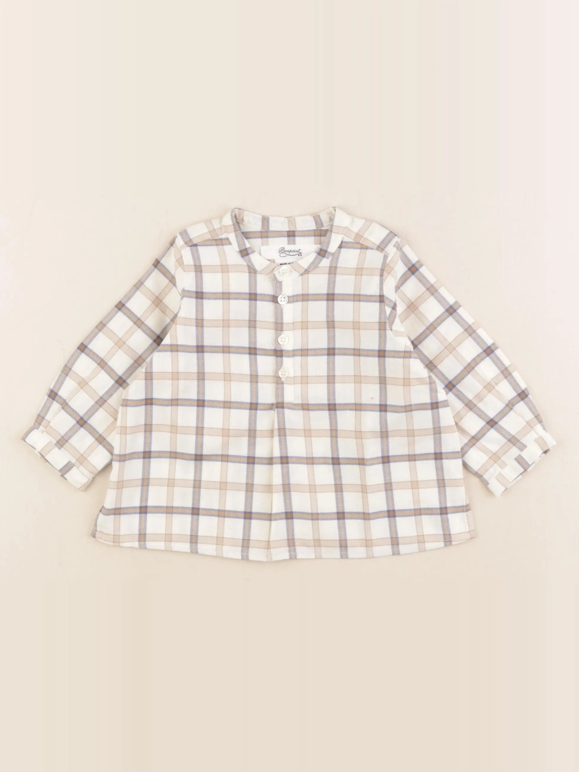 Bonpoint - chemise multicolore - 6 mois