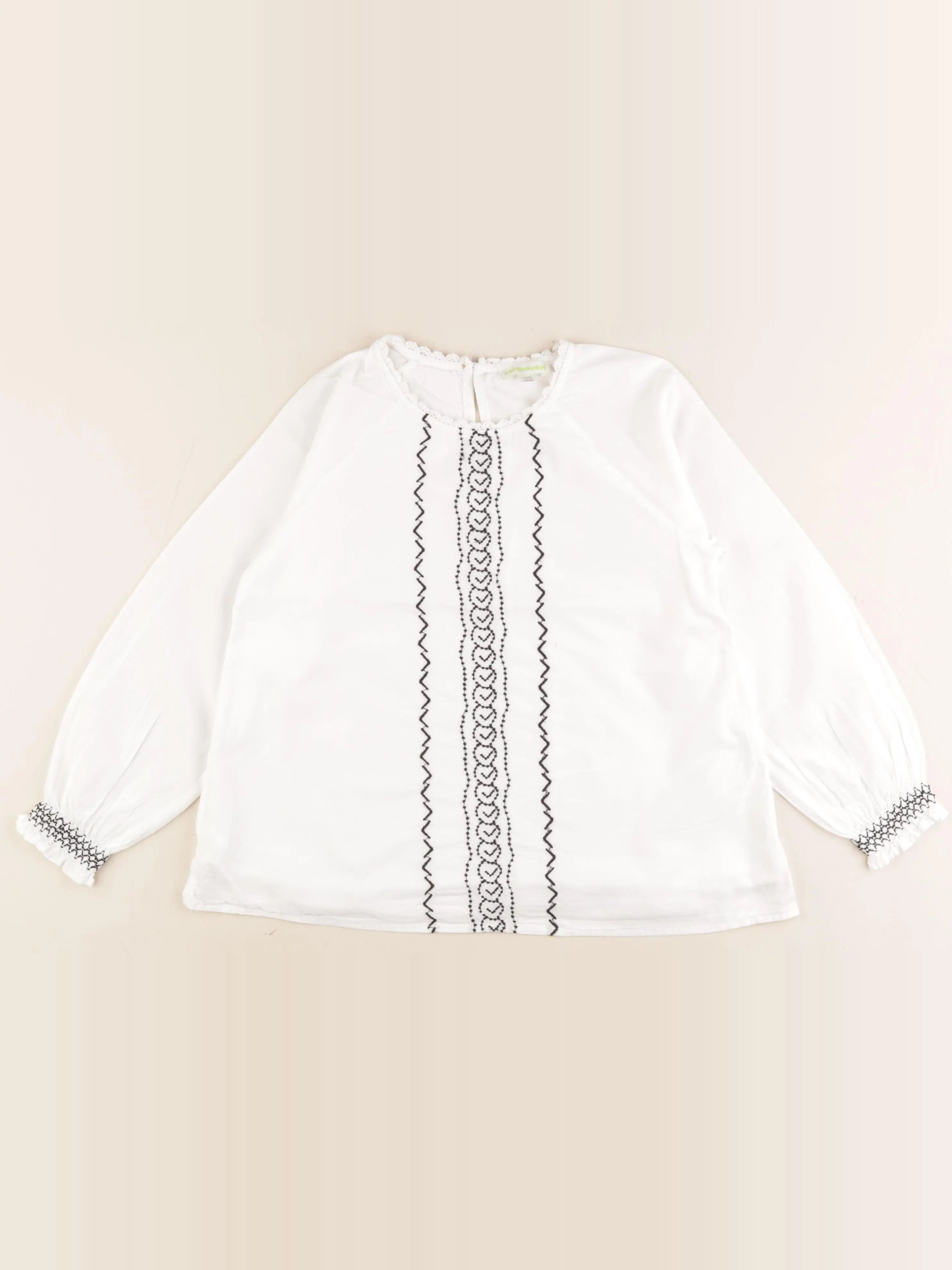 Vertbaudet - blouse blanc - 9 ans