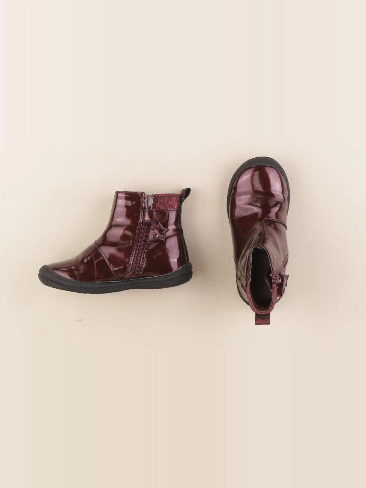Vertbaudet - boots rouge - pointure 24