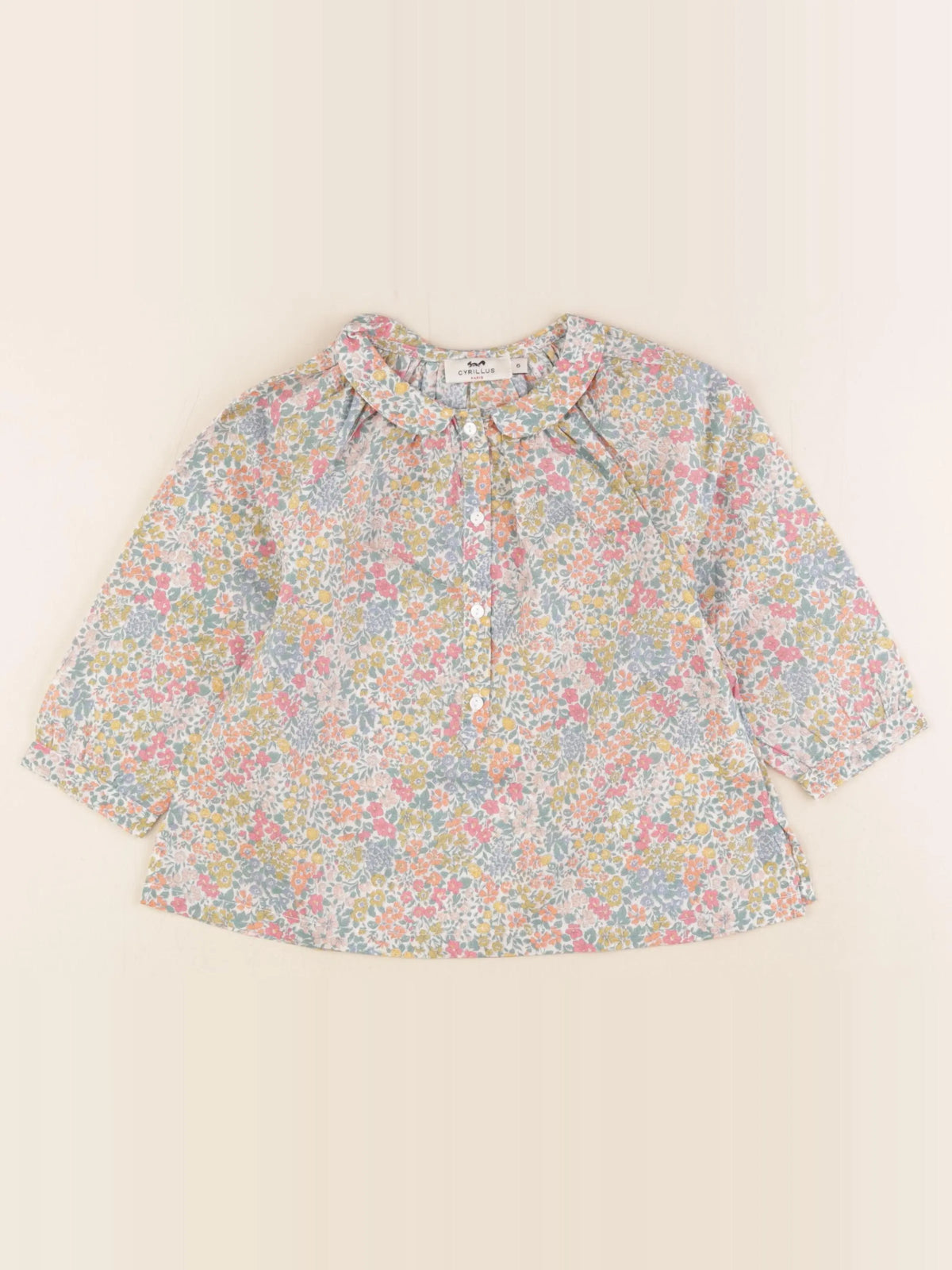Cyrillus - blouse multicolore - 6 ans