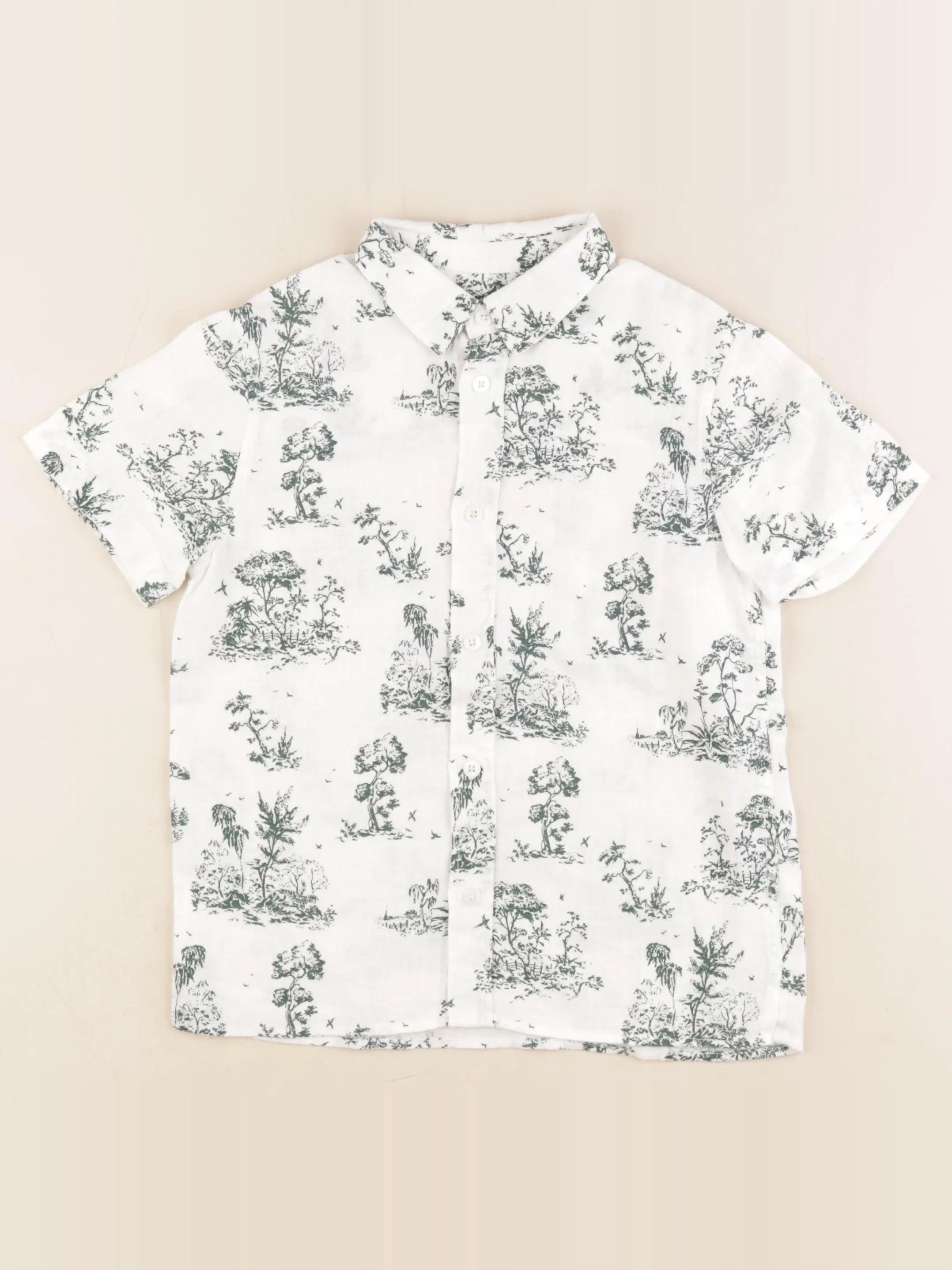 Cyrillus - chemise vert - 4 ans