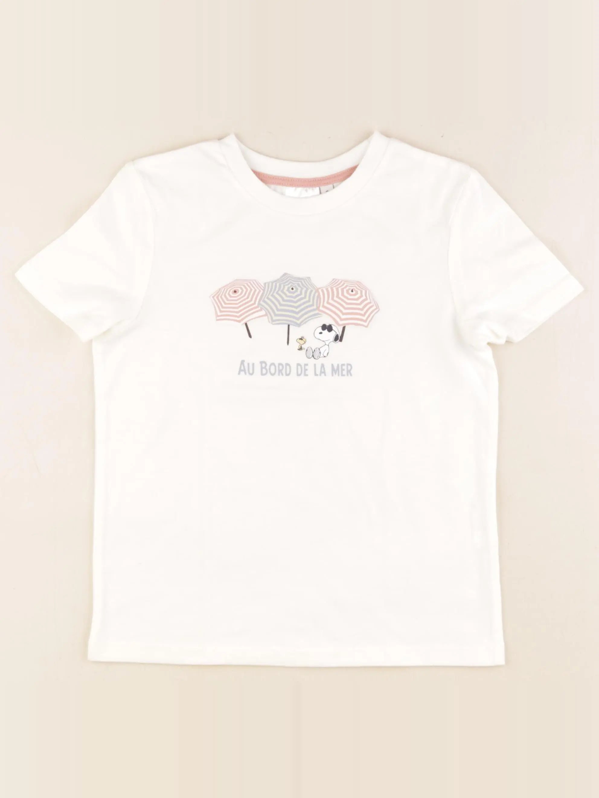 Cyrillus - tee-shirt blanc - 6 ans