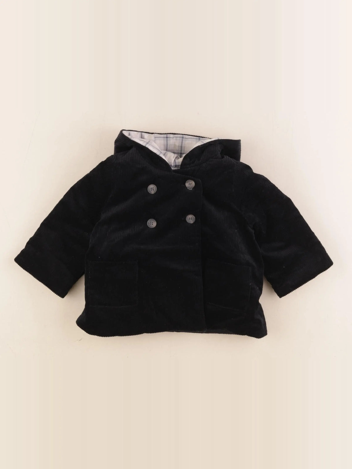 Bonpoint - veste noir - 12 mois