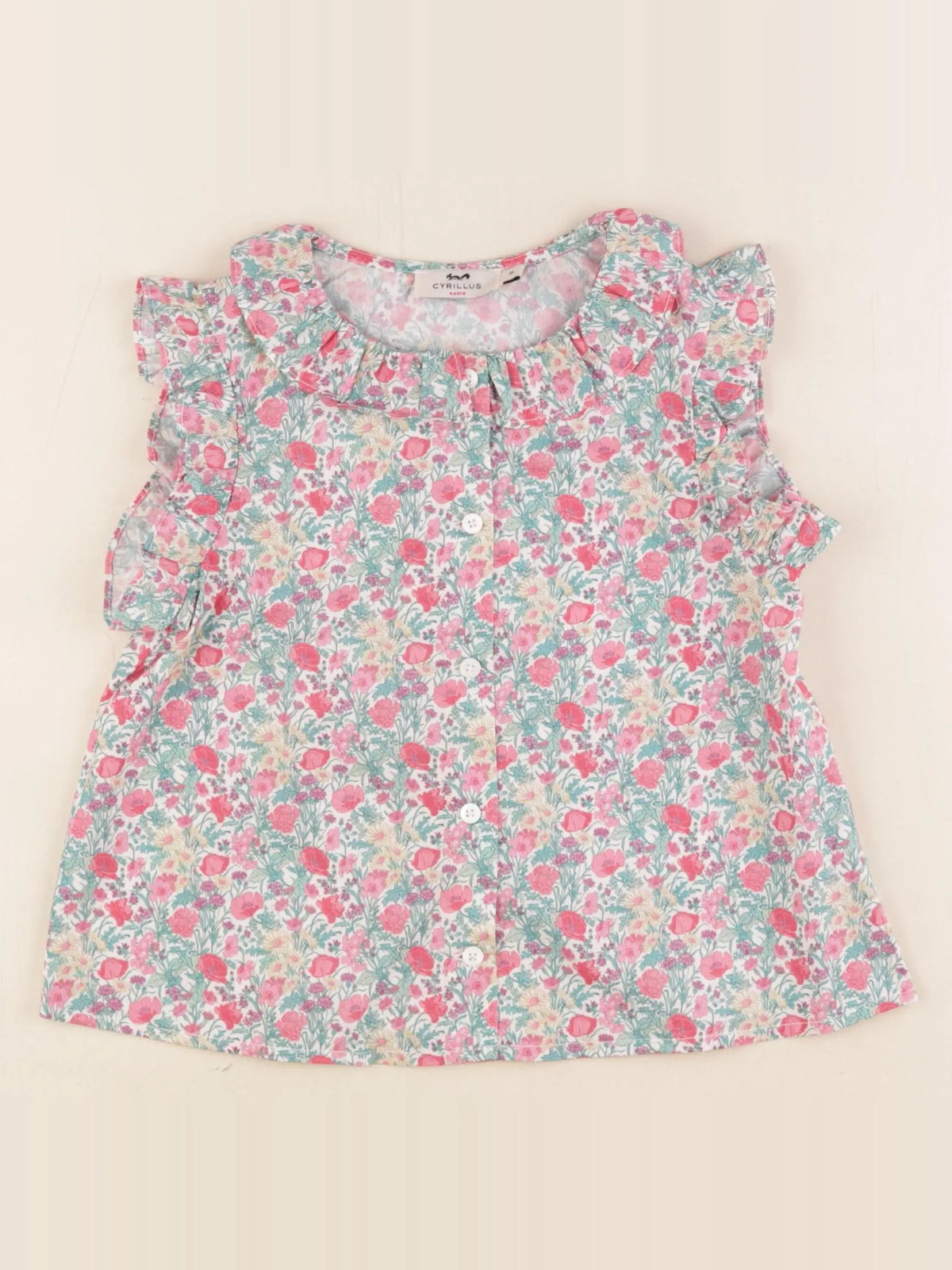 Cyrillus - chemise multicolore - 6 ans