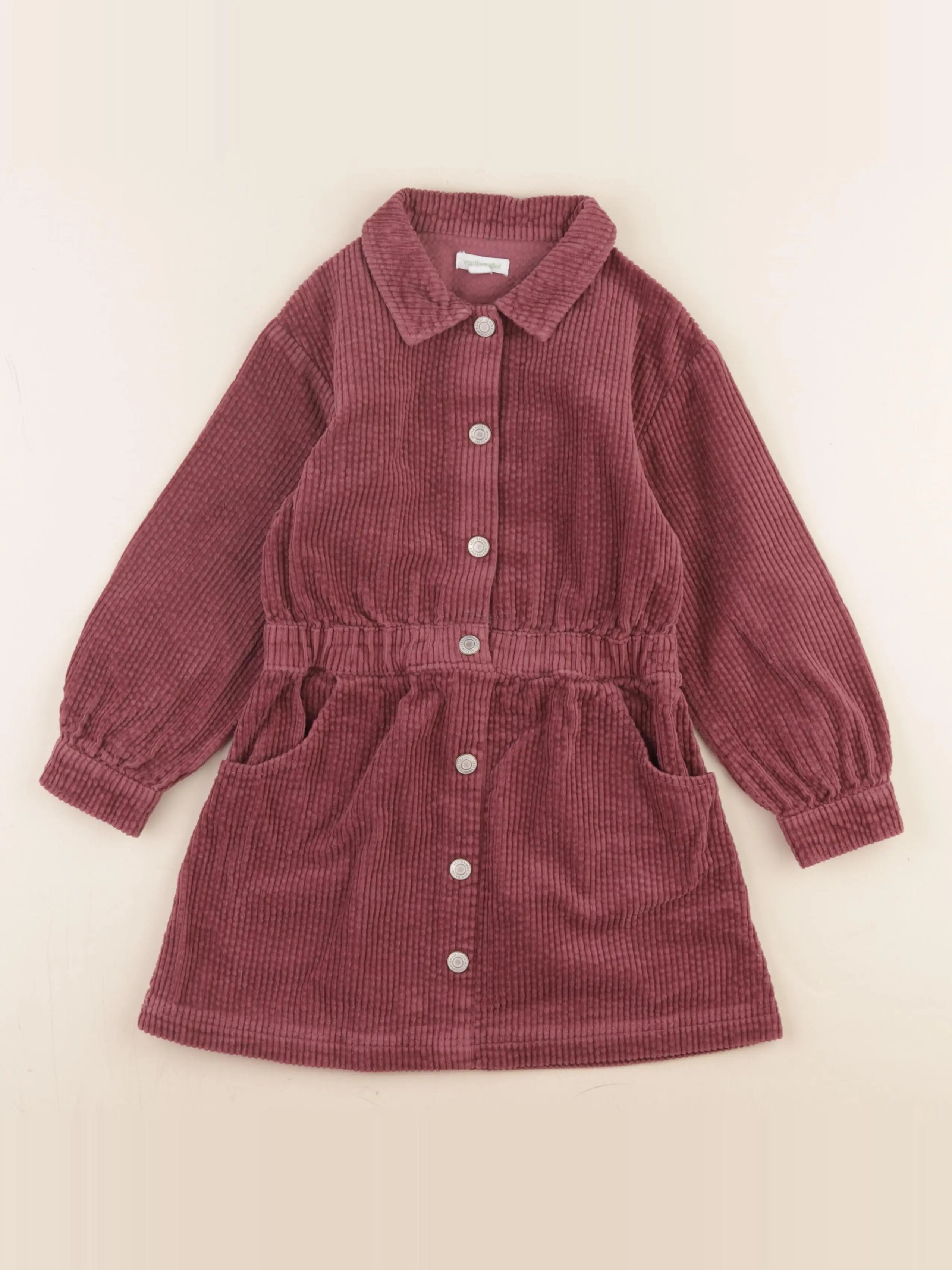Vertbaudet - robe rouge - 6 ans