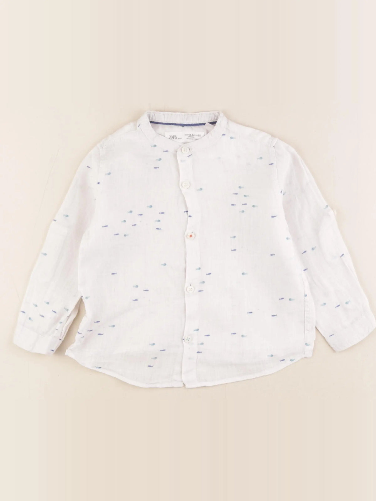 Zara - chemise blanc - 18/24 mois