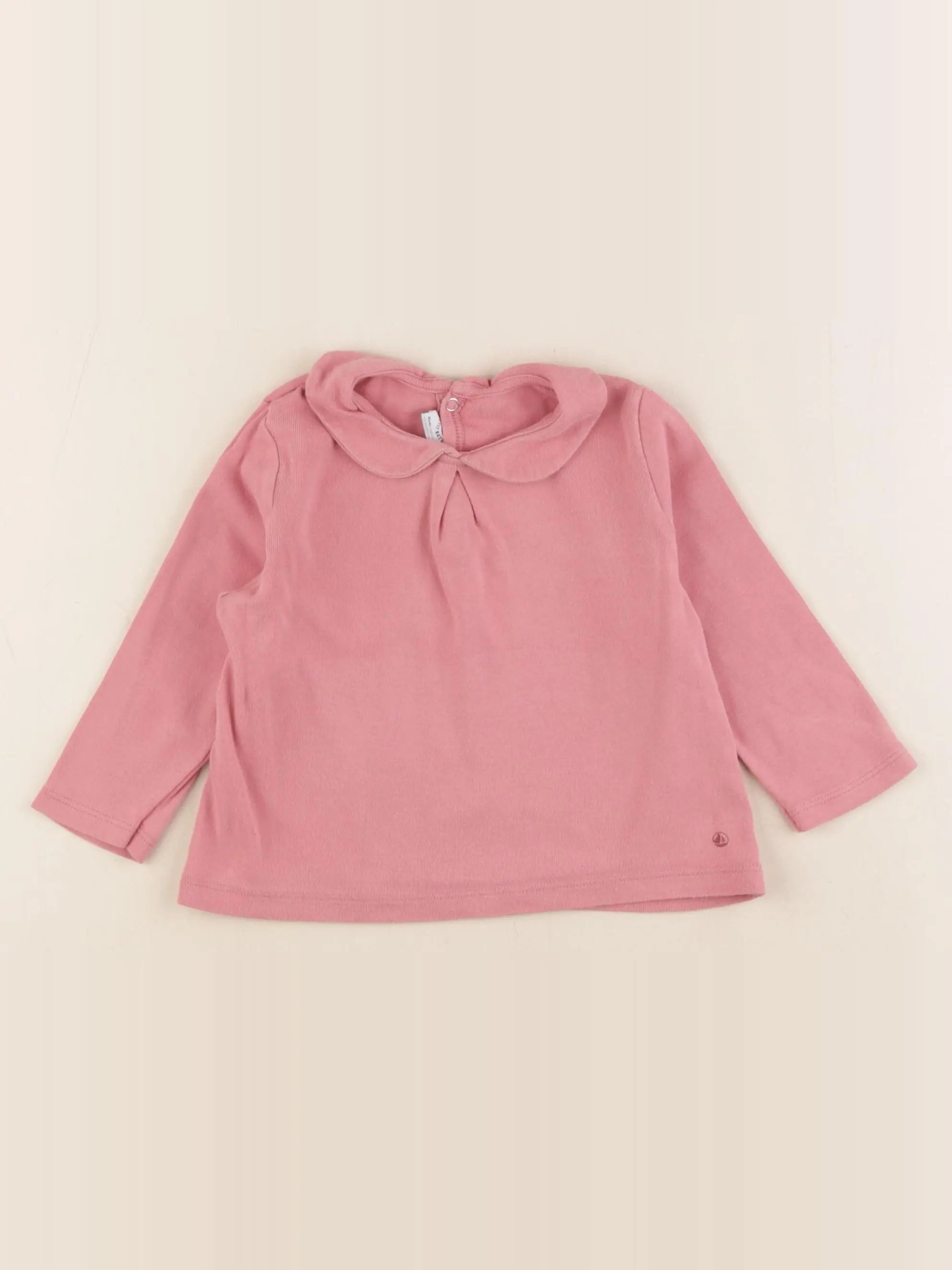 Petit Bateau - tee-shirt rose - 18 mois