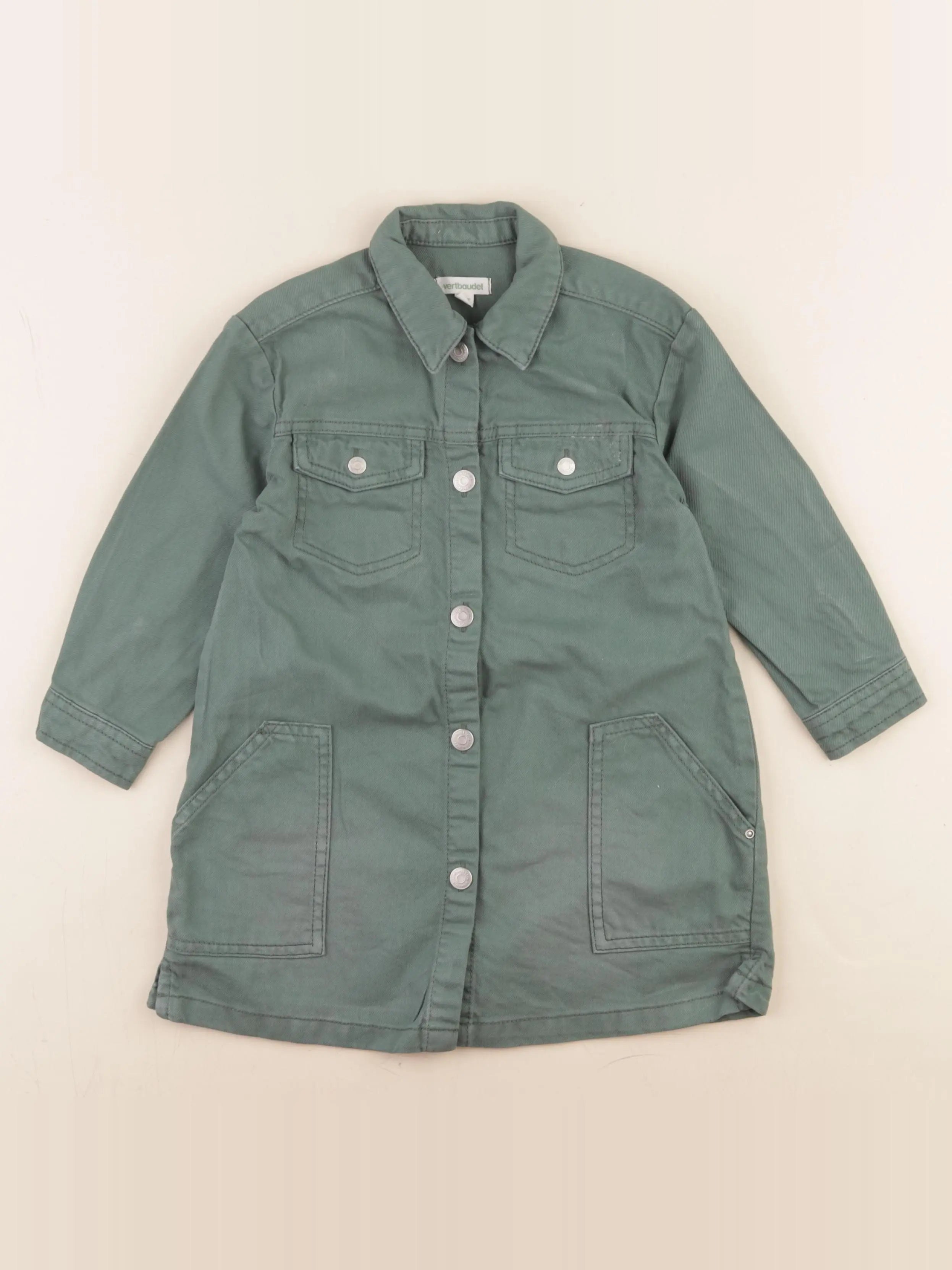 Vertbaudet - robe vert - 4 ans