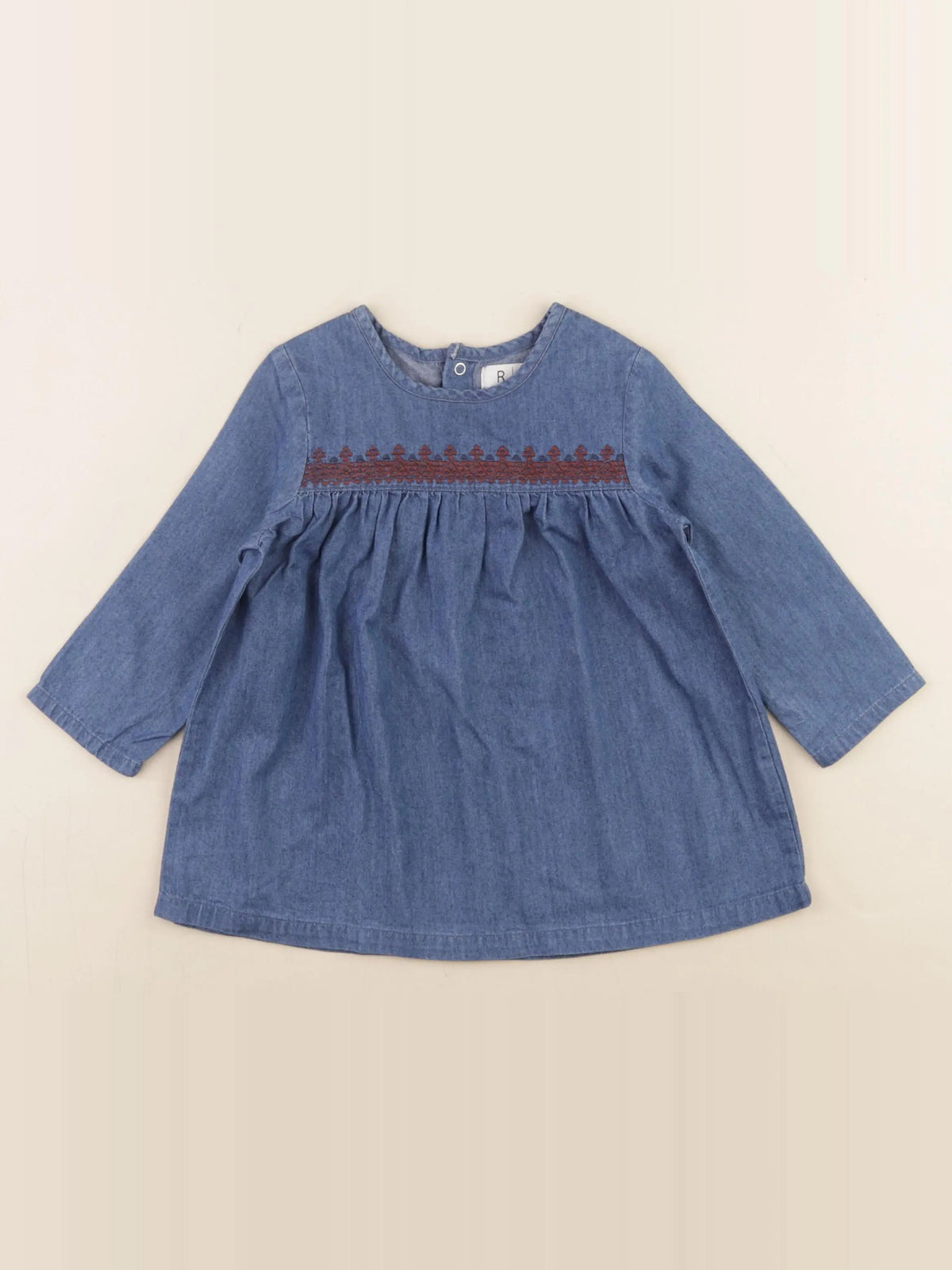La Redoute - robe bleu - 12 mois