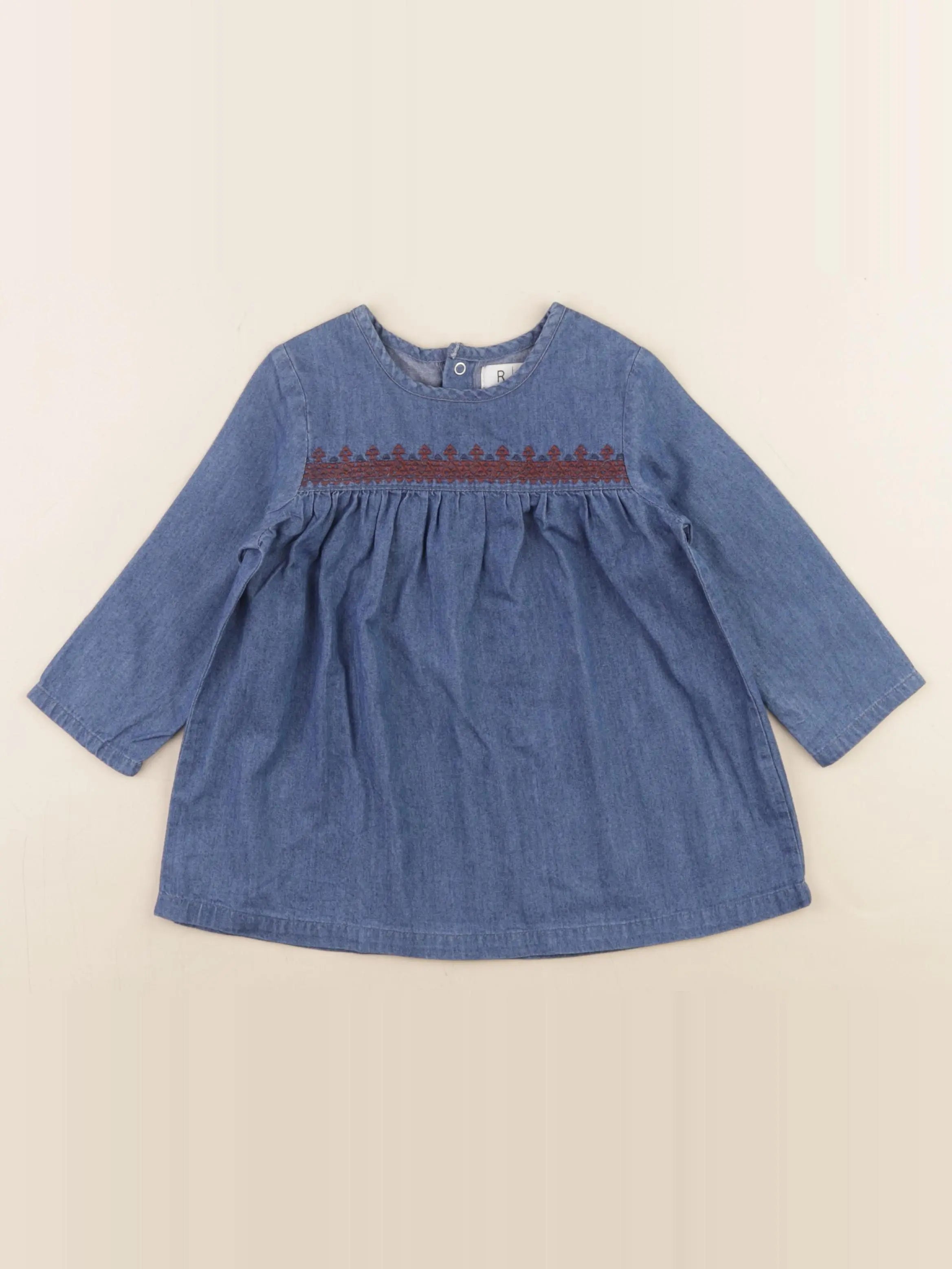 La Redoute - robe bleu - 12 mois