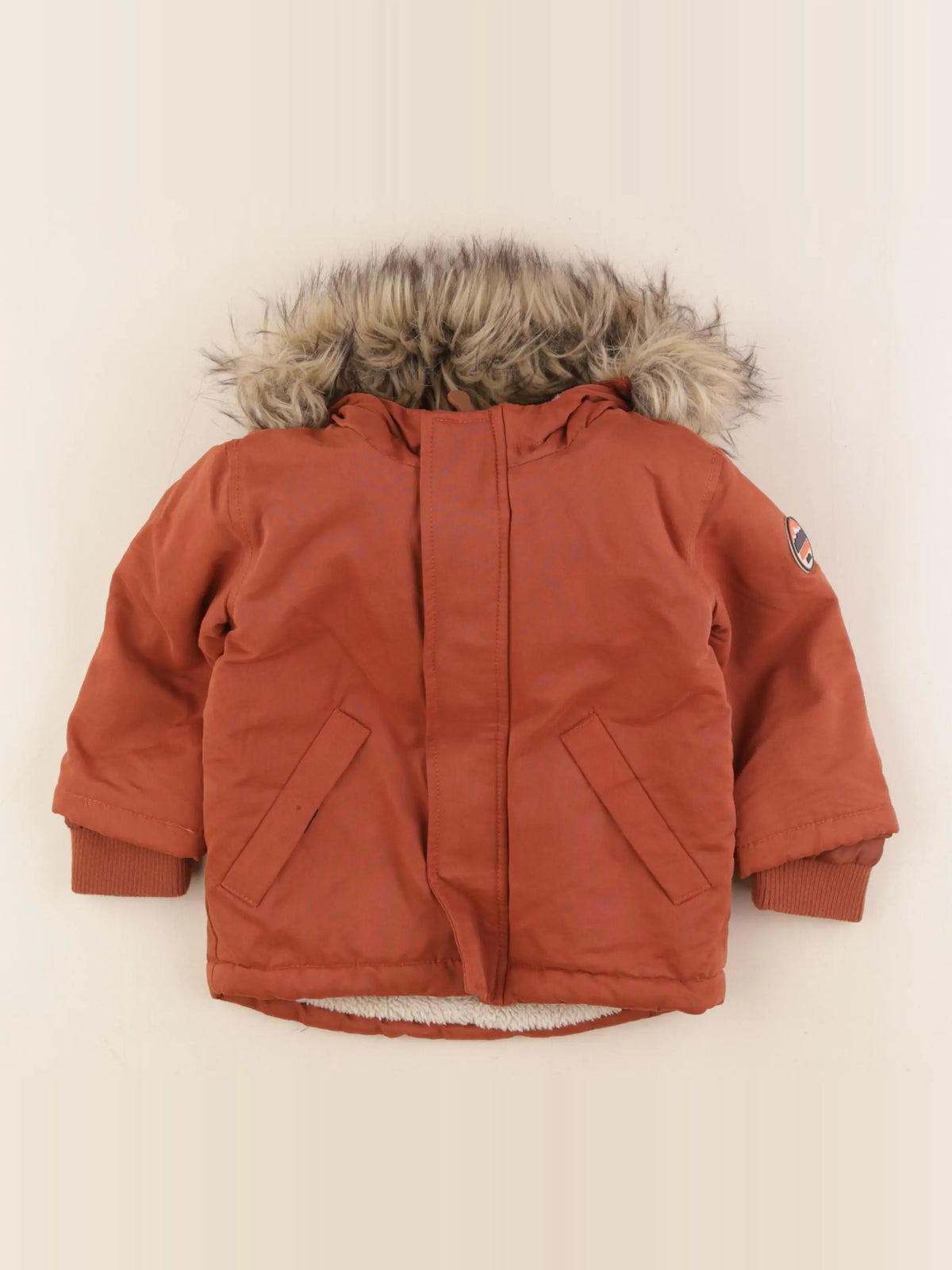 Vertbaudet - manteau marron - 2 ans