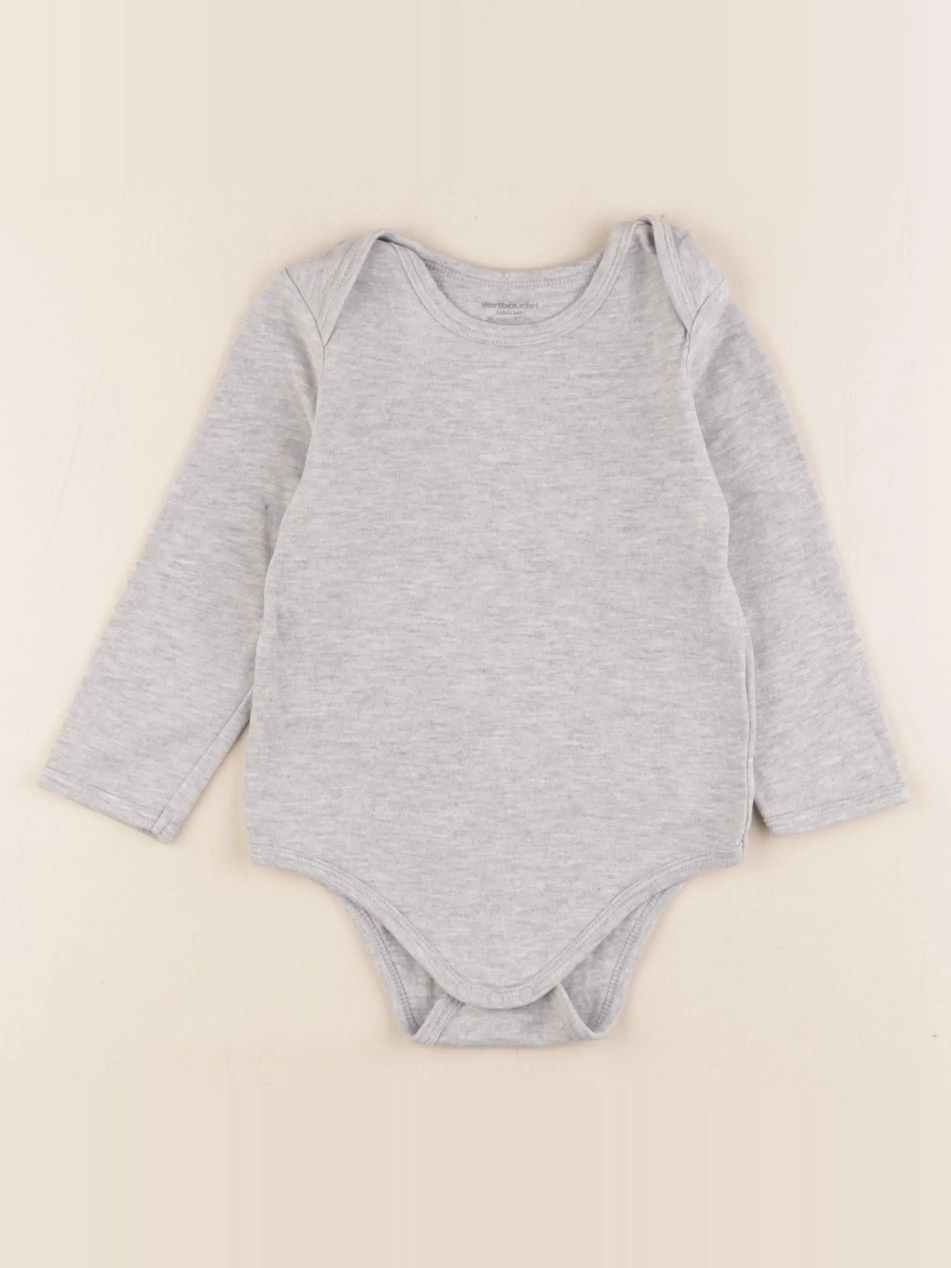 Vertbaudet - body gris - 36 mois