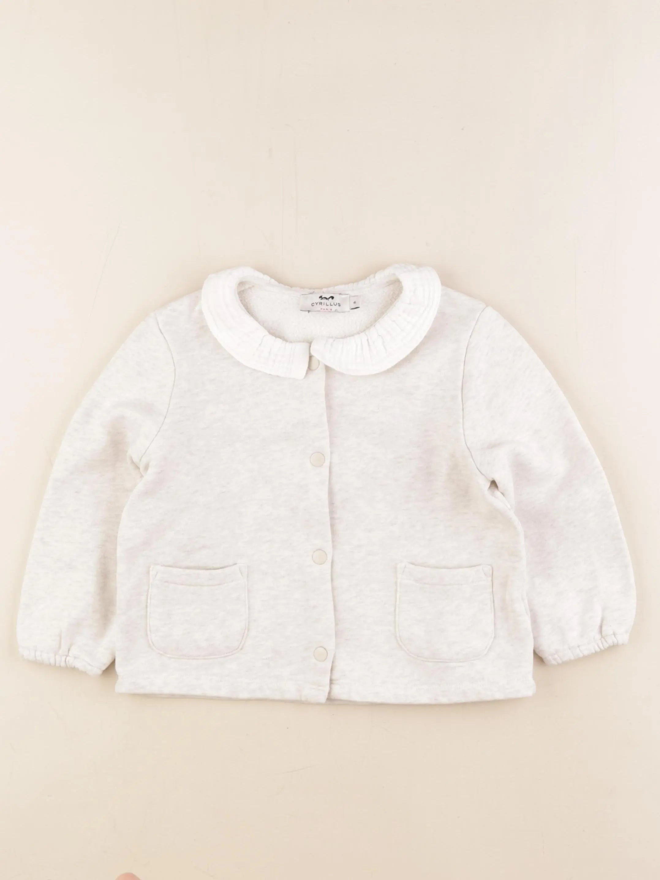 Cyrillus - sweat gris - 4 ans
