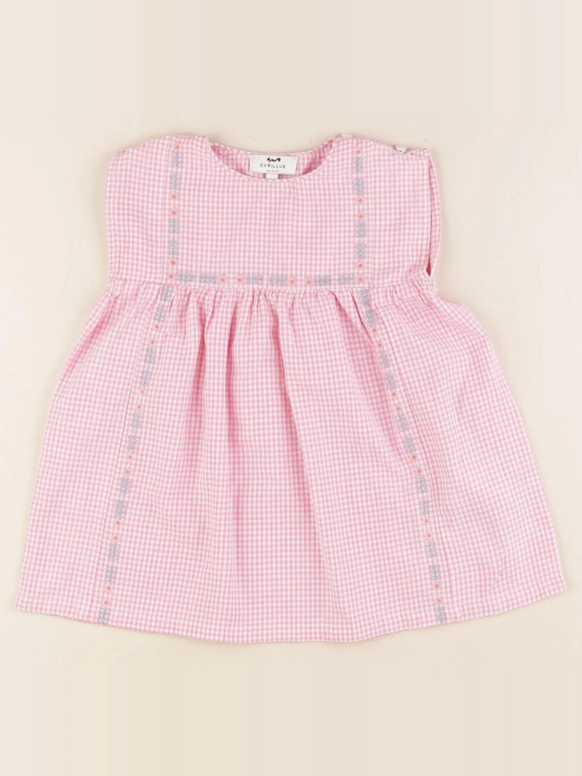 Cyrillus - robe rose - 12 mois
