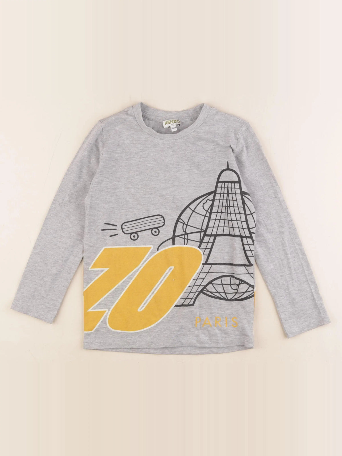 Kenzo - tee-shirt gris - 6 ans