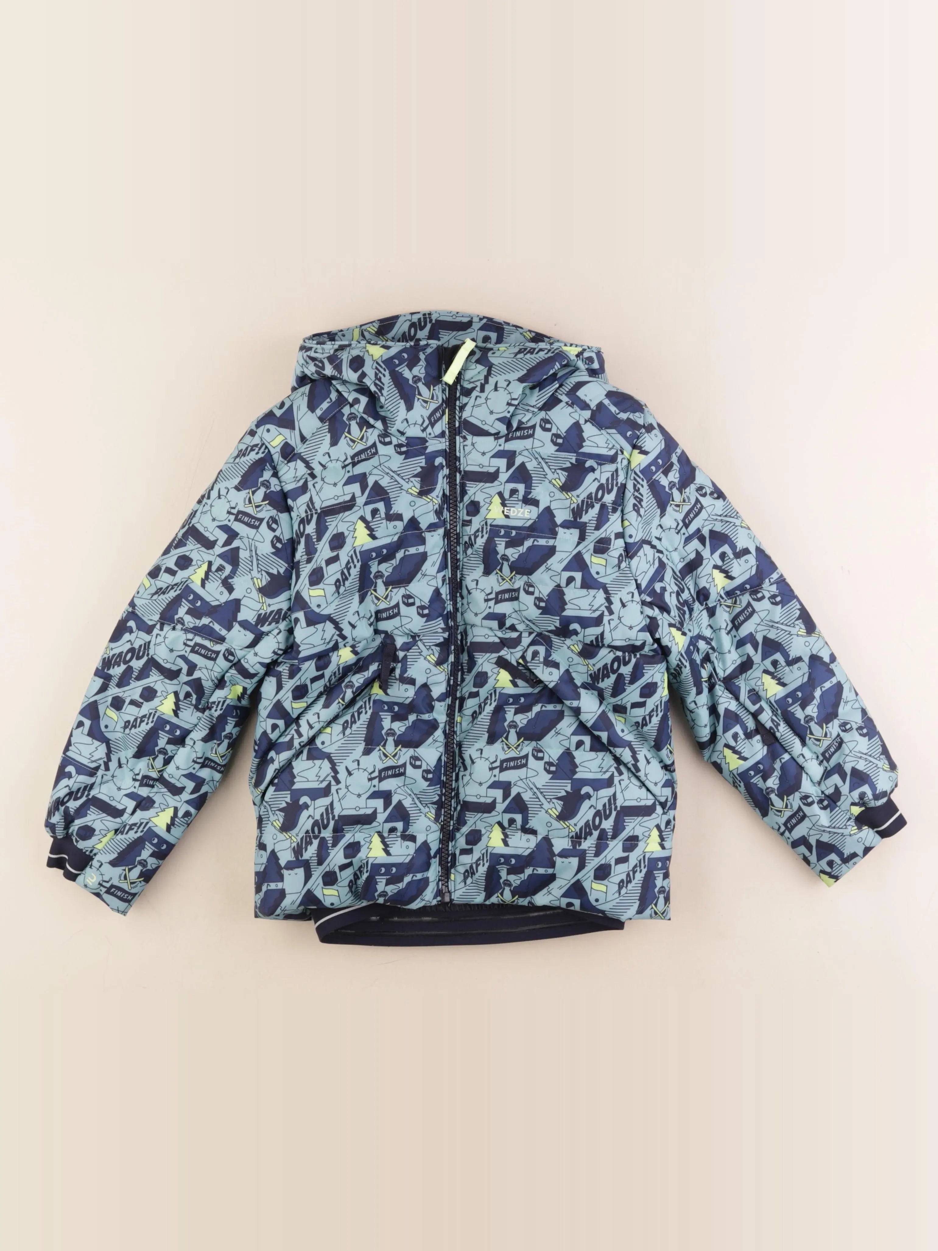 Decathlon ski - manteau de ski bleu - 5 ans