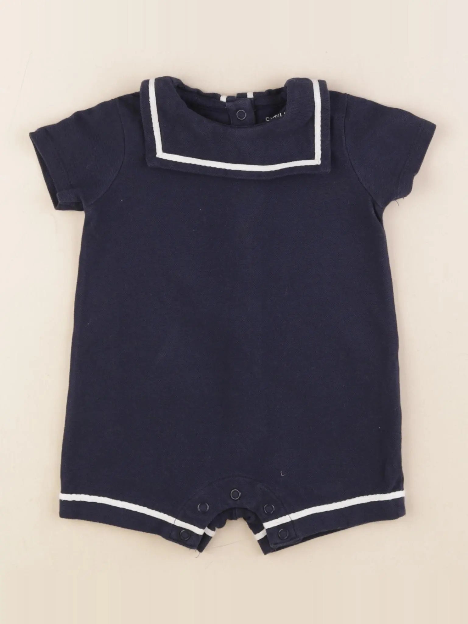 Cyrillus - combinaison bleu - 9 mois