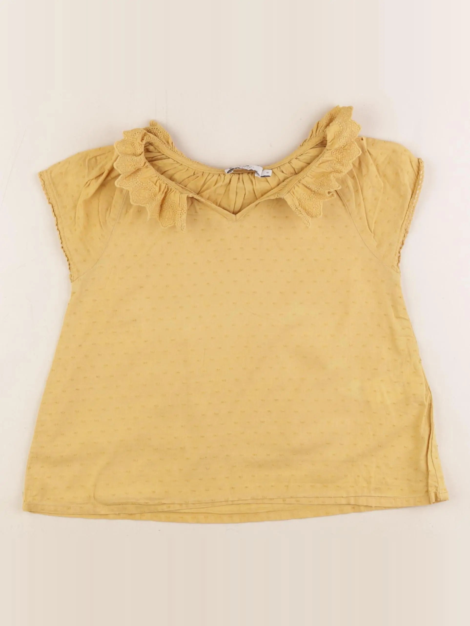 Cyrillus - blouse jaune - 6 ans