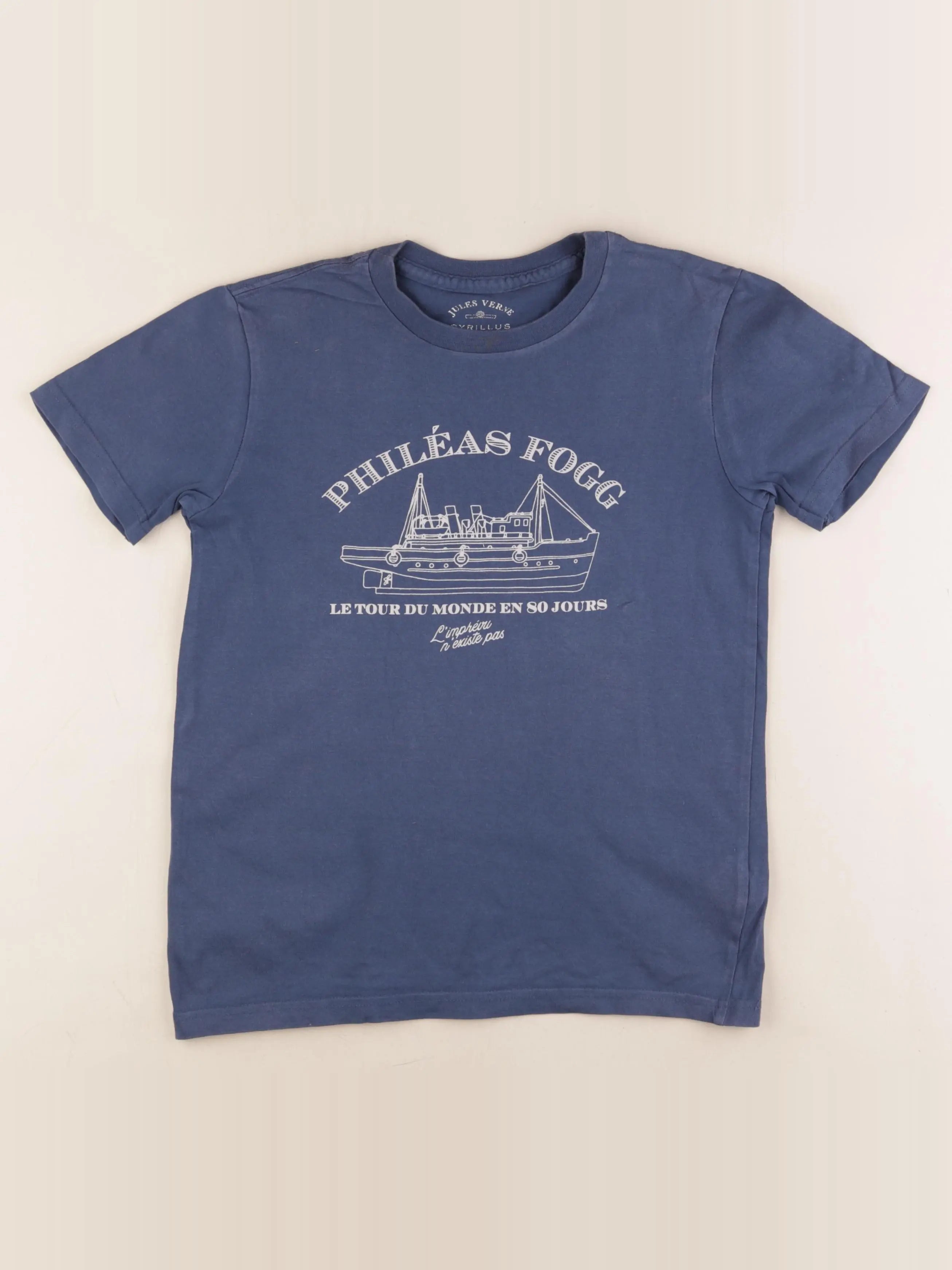 Cyrillus - tee-shirt bleu - 12 ans