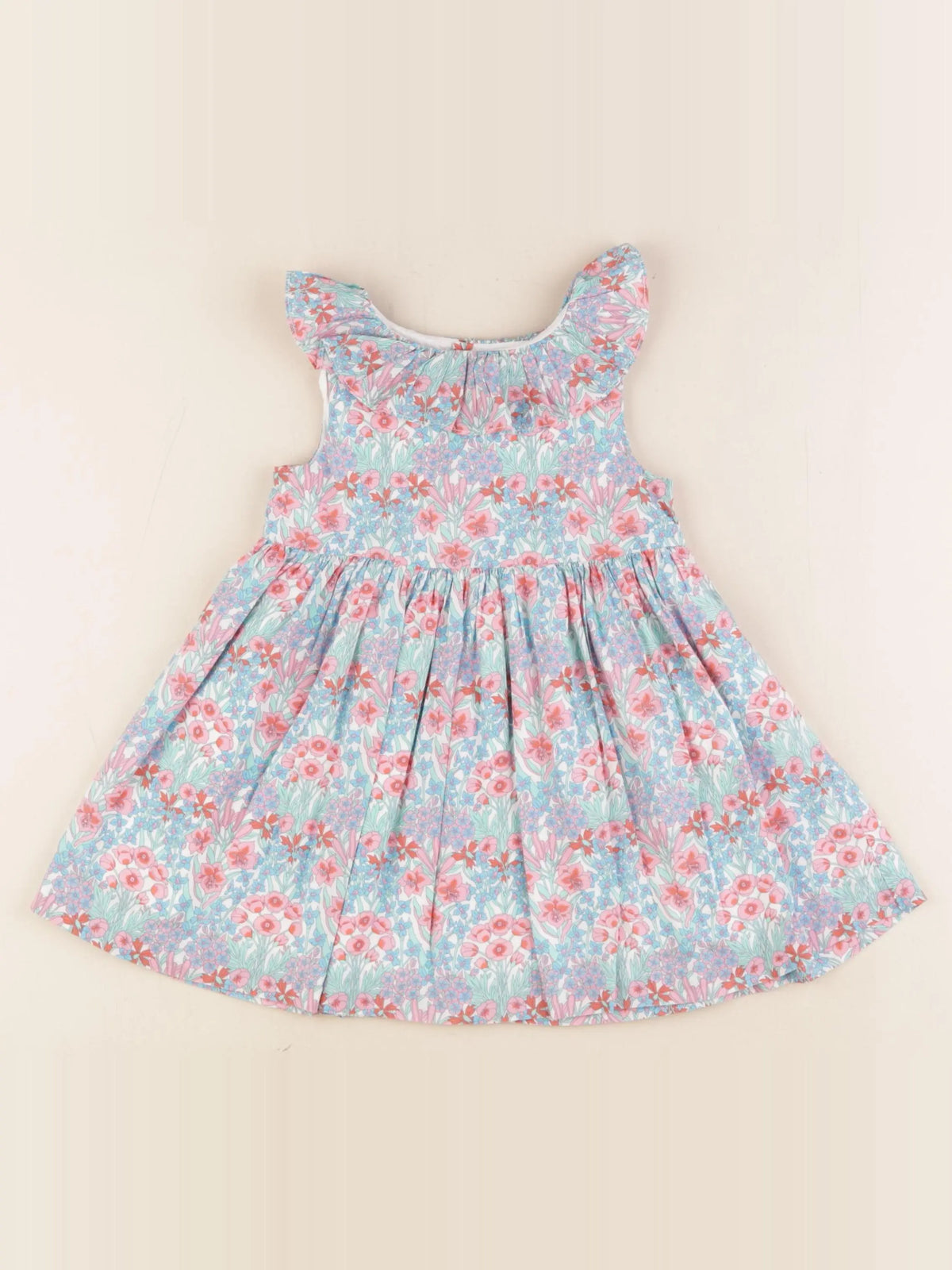 Jacadi - robe liberty multicolore - 24 mois