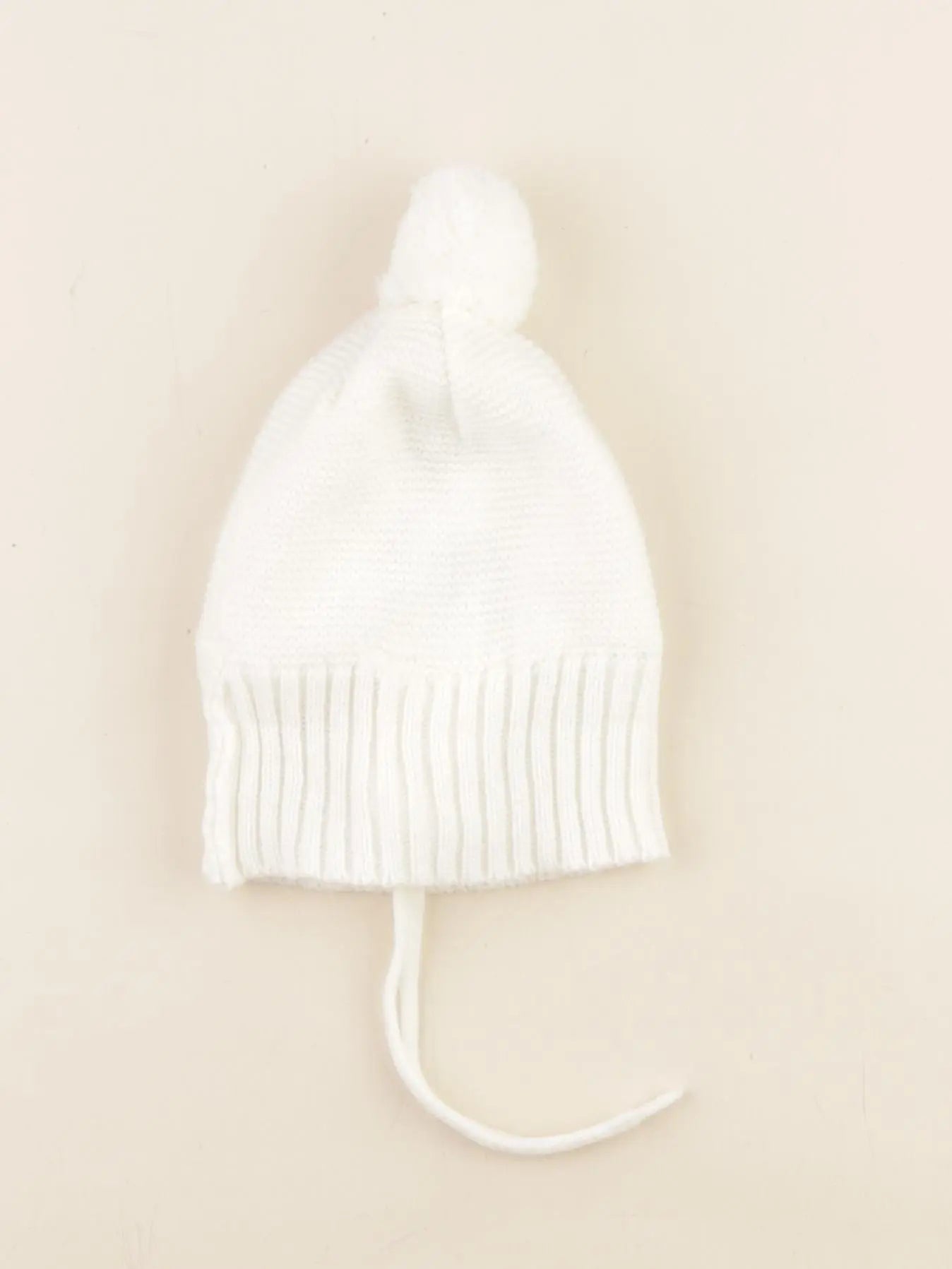 Boutchou - bonnet blanc - 6/12 mois