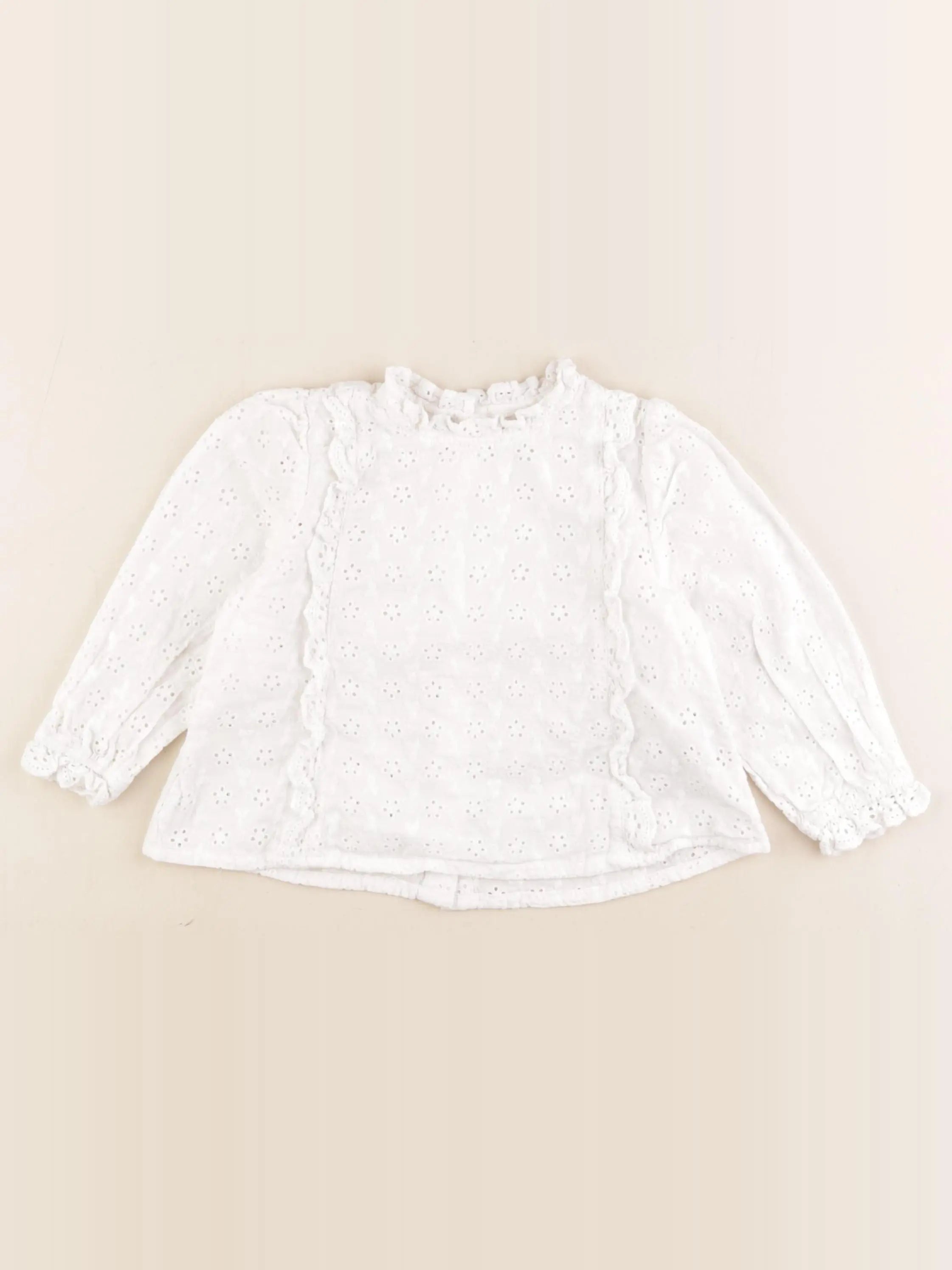 Vertbaudet - blouse blanc - 24 mois
