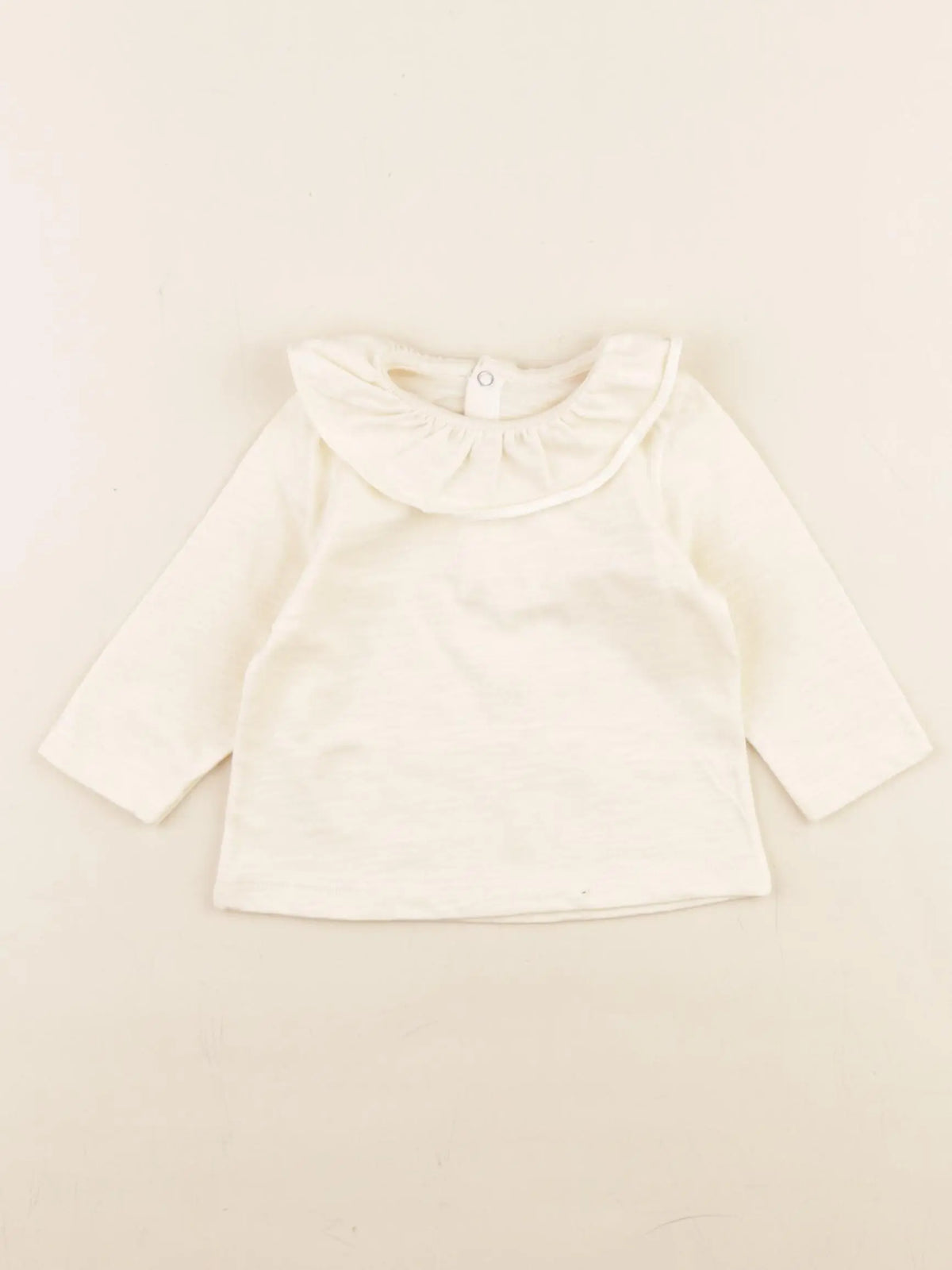 Petit Bateau - tee-shirt jaune - 3 mois