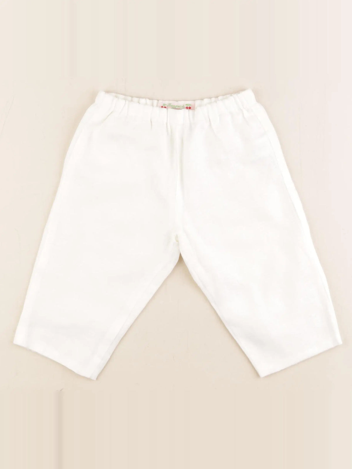 Bonpoint - pantalon blanc - 12 mois