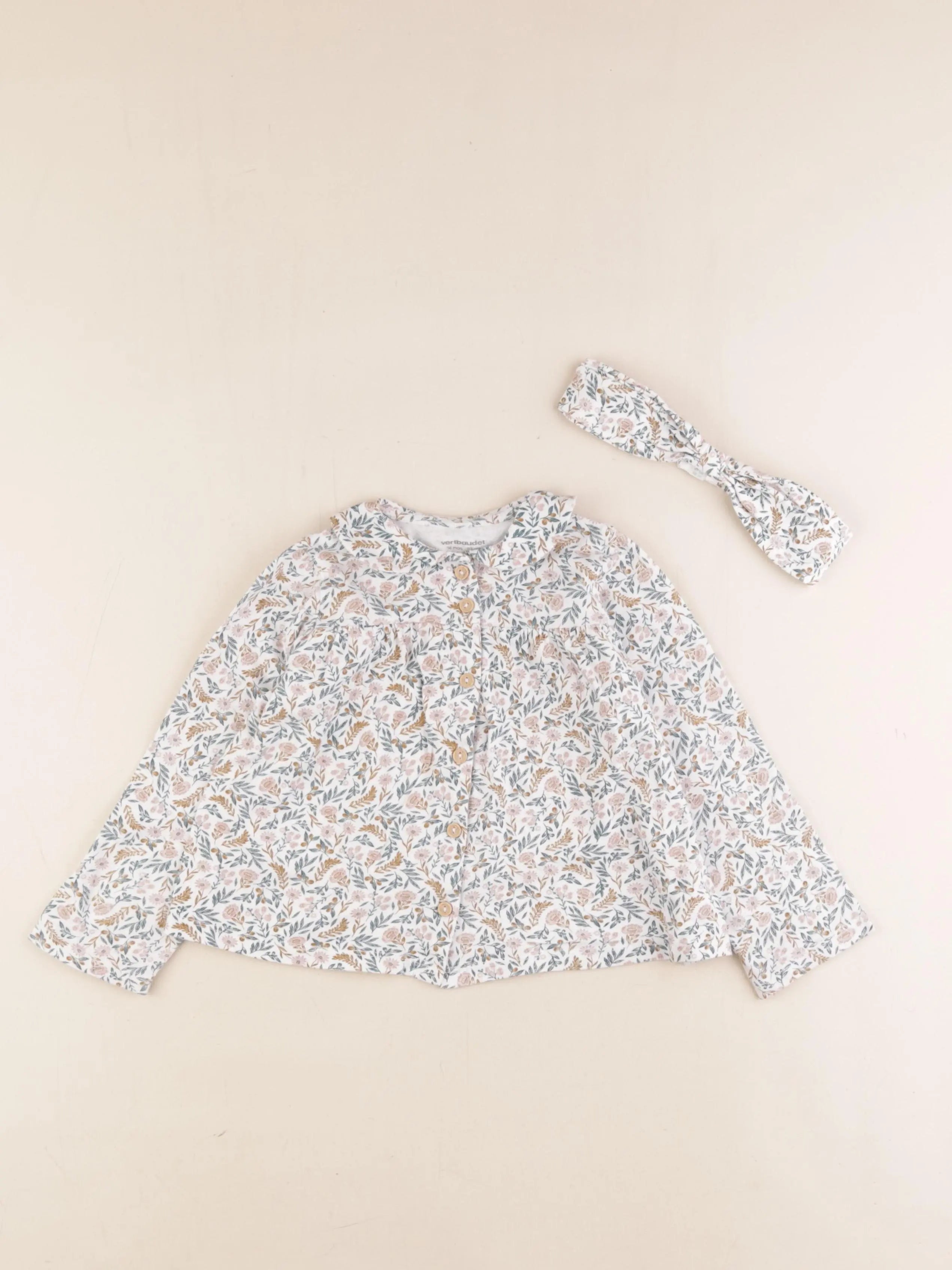 Vertbaudet - tee-shirt blanc - 36 mois