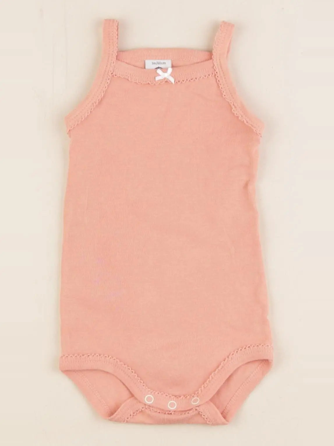 Petit Bateau - body rose - 3 mois