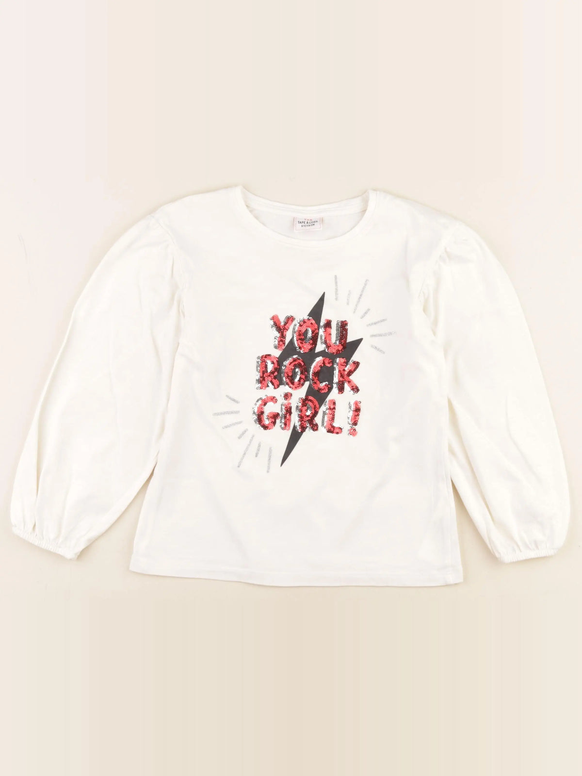 Tape à l'oeil - tee-shirt blanc - 6 ans