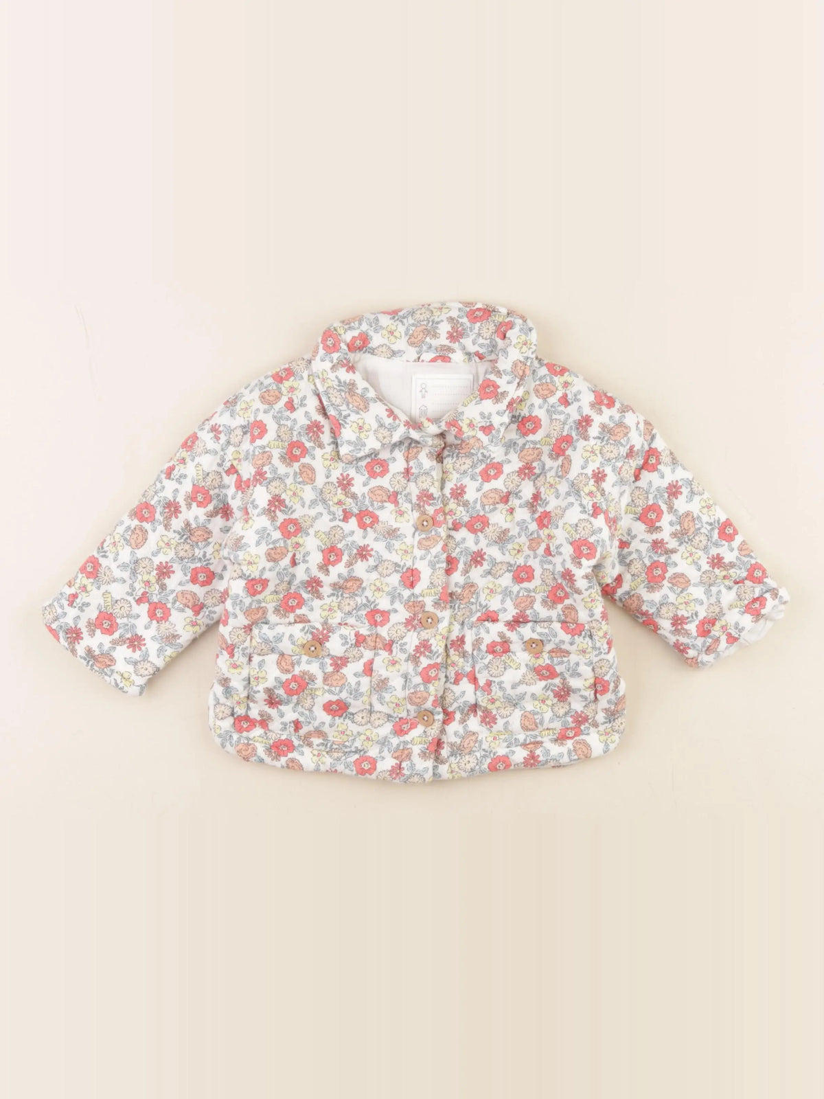 Vertbaudet - veste multicolore - 12 mois