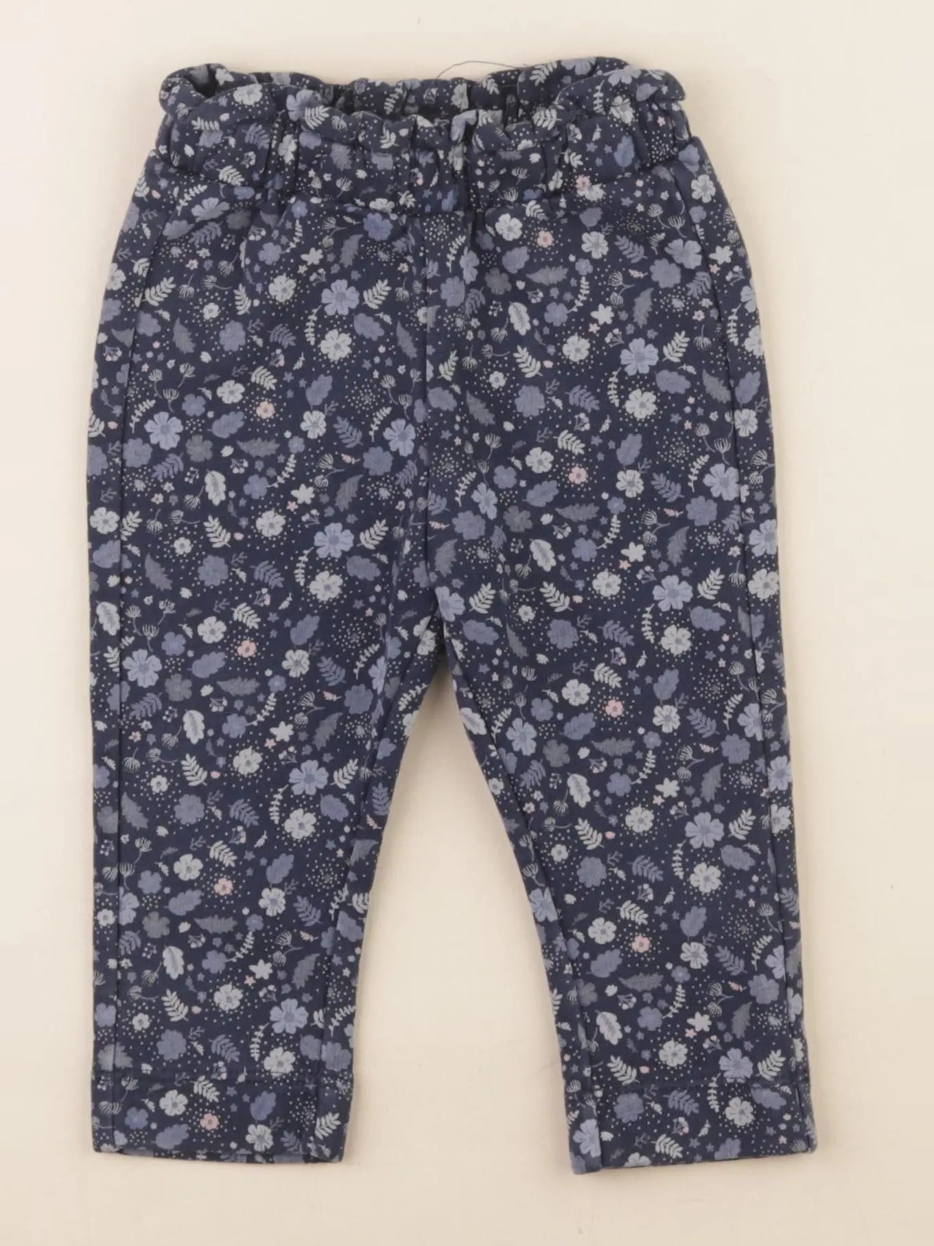Tape à l'oeil - pantalon bleu - 12 mois