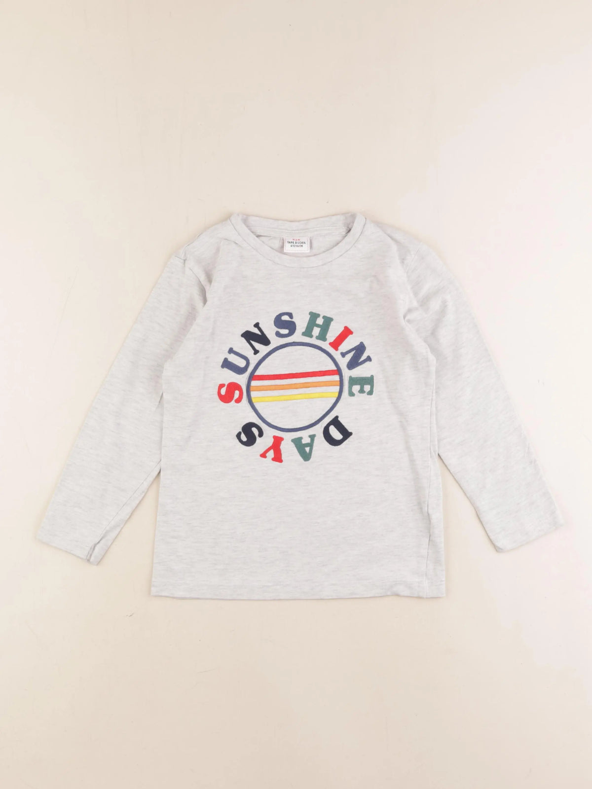 Tape à l'oeil - tee-shirt gris - 6 ans