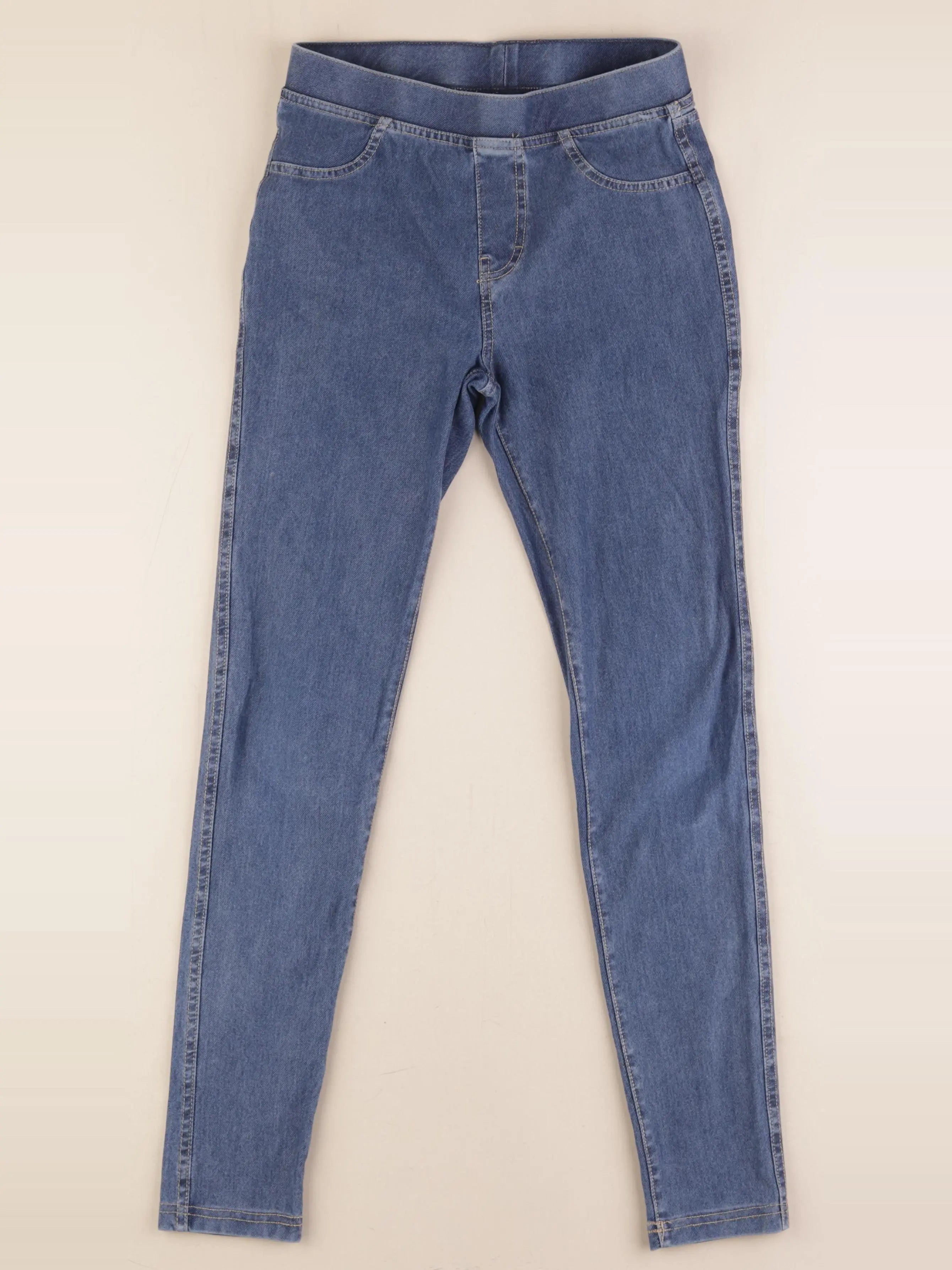 H&M - jegging bleu - 11/12 ans
