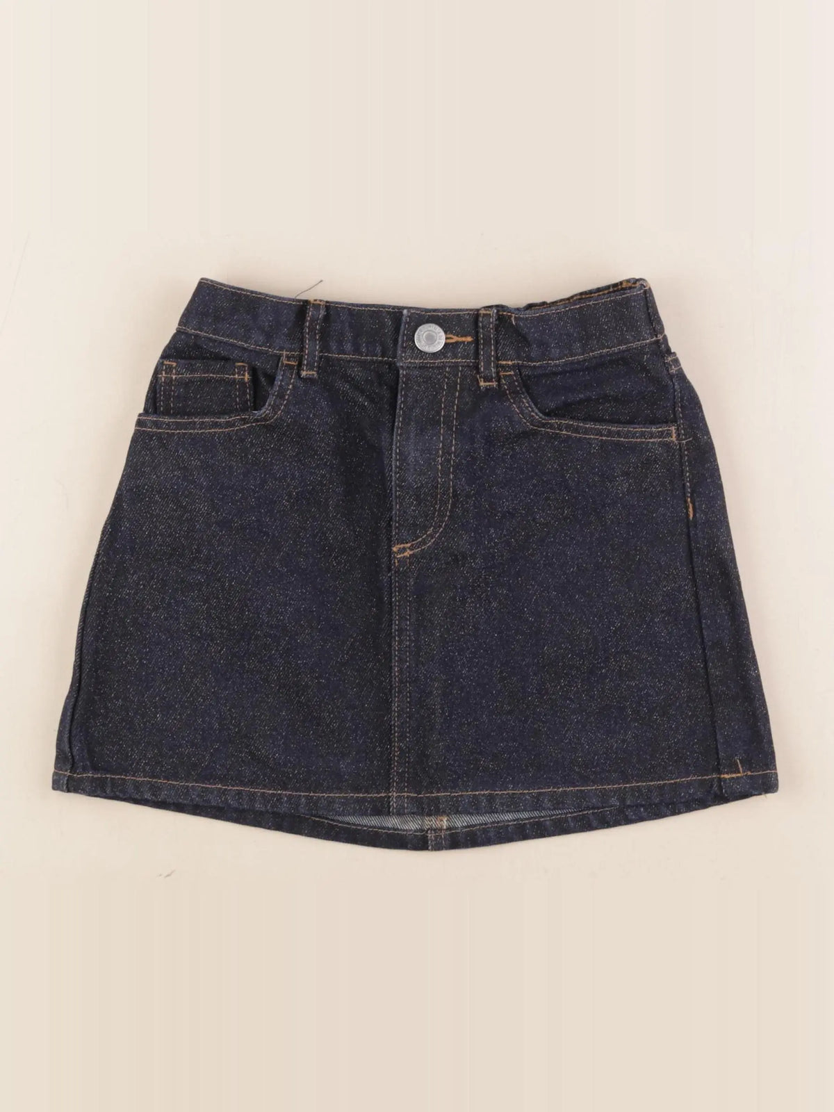 H&M - jupe bleu - 6/7 ans