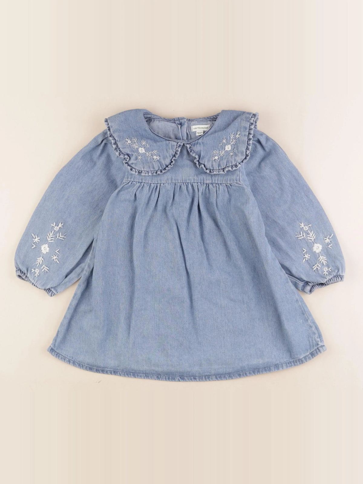 Vertbaudet - robe bleu - 36 mois